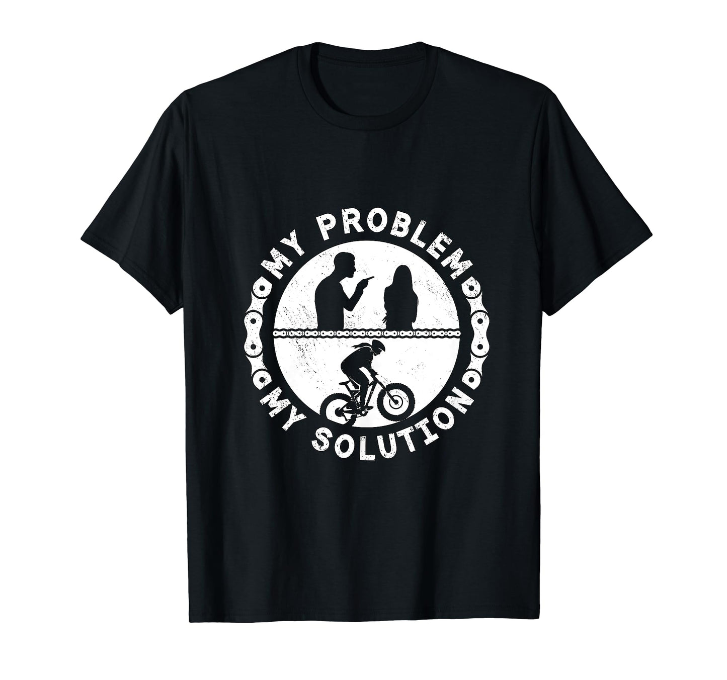 My Problem My Solution Pictogram Mom Dad T-Shirt - Minimalist Print Unisex - T-Shirt, Sweatshirt, Hoodie