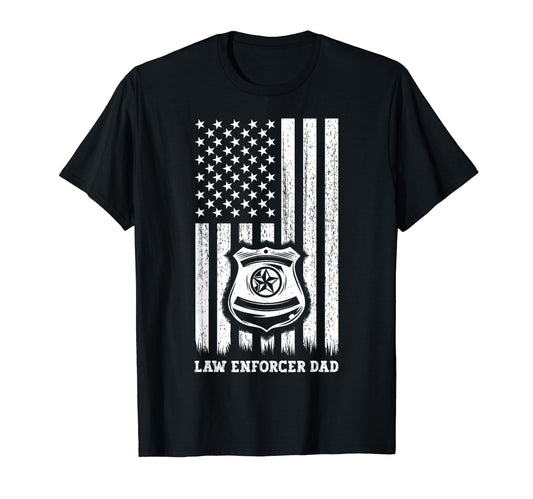 Best Patrol Officer Dad Law Enforcement T-Shirt - Novelty Apparel Unisex - T-Shirt, Sweatshirt, Hoodie