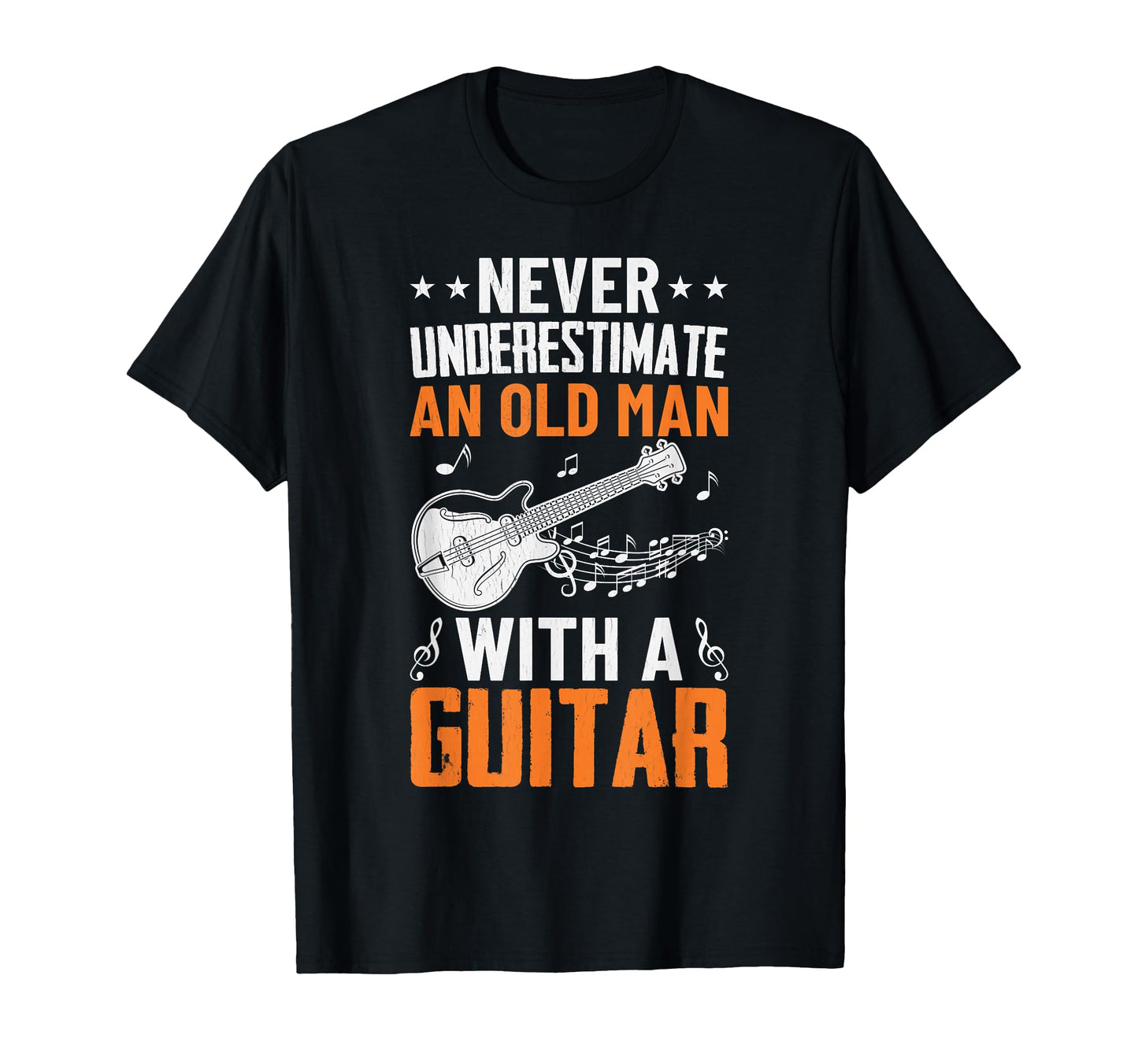 Fathers Day Never Underestimate Old T-Shirt - Graphic Print for Adults - T-Shirt, Sweatshirt, Hoodie