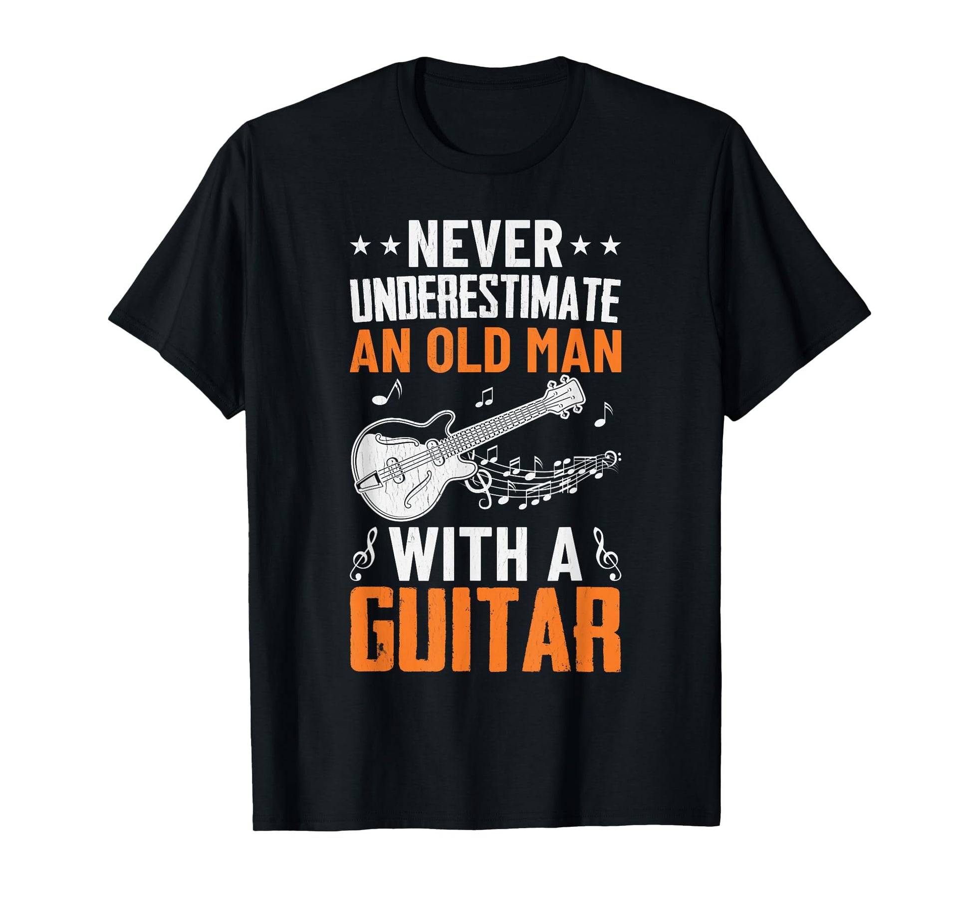 Fathers Day Never Underestimate Old T-Shirt - Graphic Print for Adults - T-Shirt, Sweatshirt, Hoodie