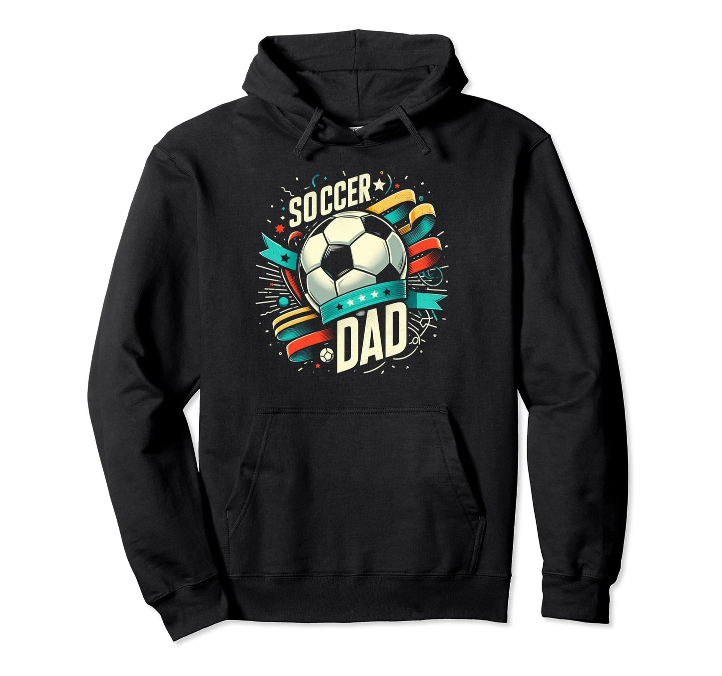 Soccer Dad Family Matching Dad Fathers Hoodie - Unique Graphic Men Women - T-Shirt, Sweatshirt, Hoodie