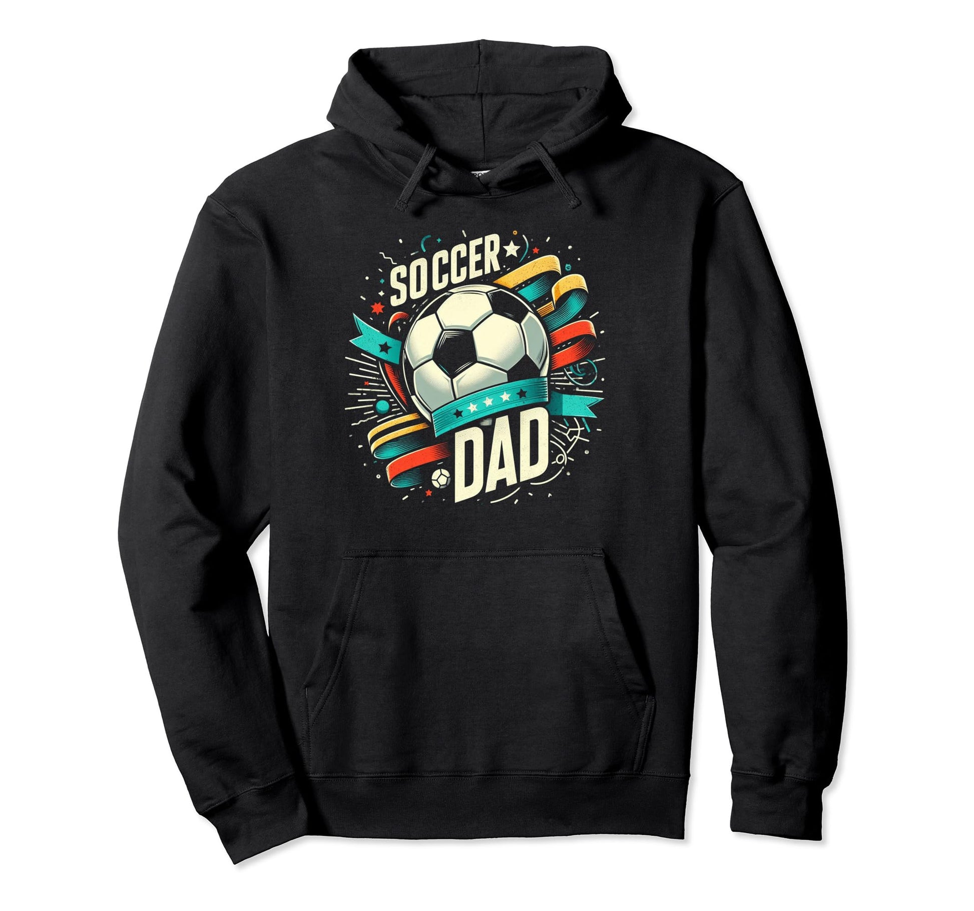 Soccer Dad Family Matching Dad Fathers Hoodie - Unique Graphic Men Women - T-Shirt, Sweatshirt, Hoodie