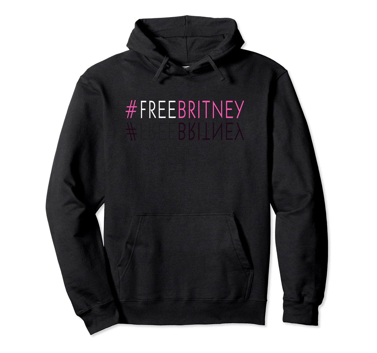 Free Britney Hashtag Reflection Pop Hoodie - Trendy Graphic for Adults - T-Shirt, Sweatshirt, Hoodie