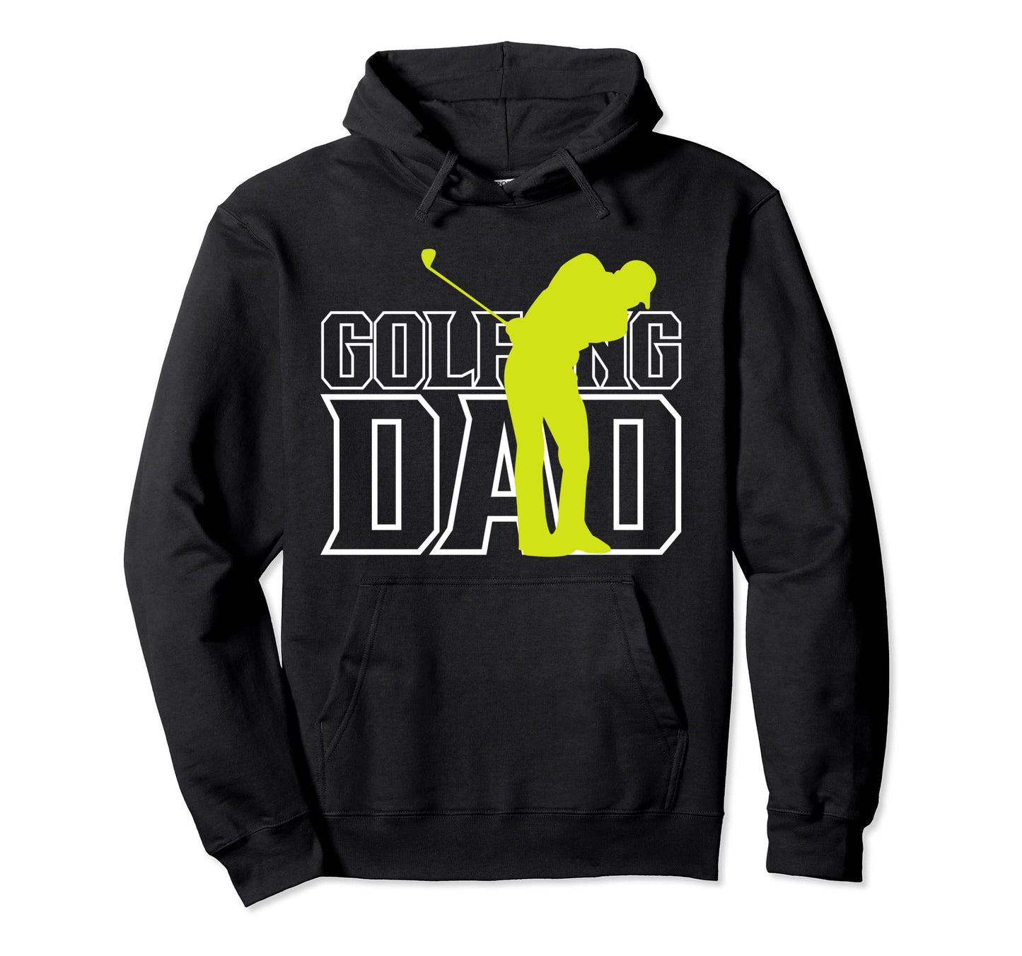 Golfing Dad Father Golf Golfer Daddy Papa Hoodie - Unique Graphic Unisex - T-Shirt, Sweatshirt, Hoodie
