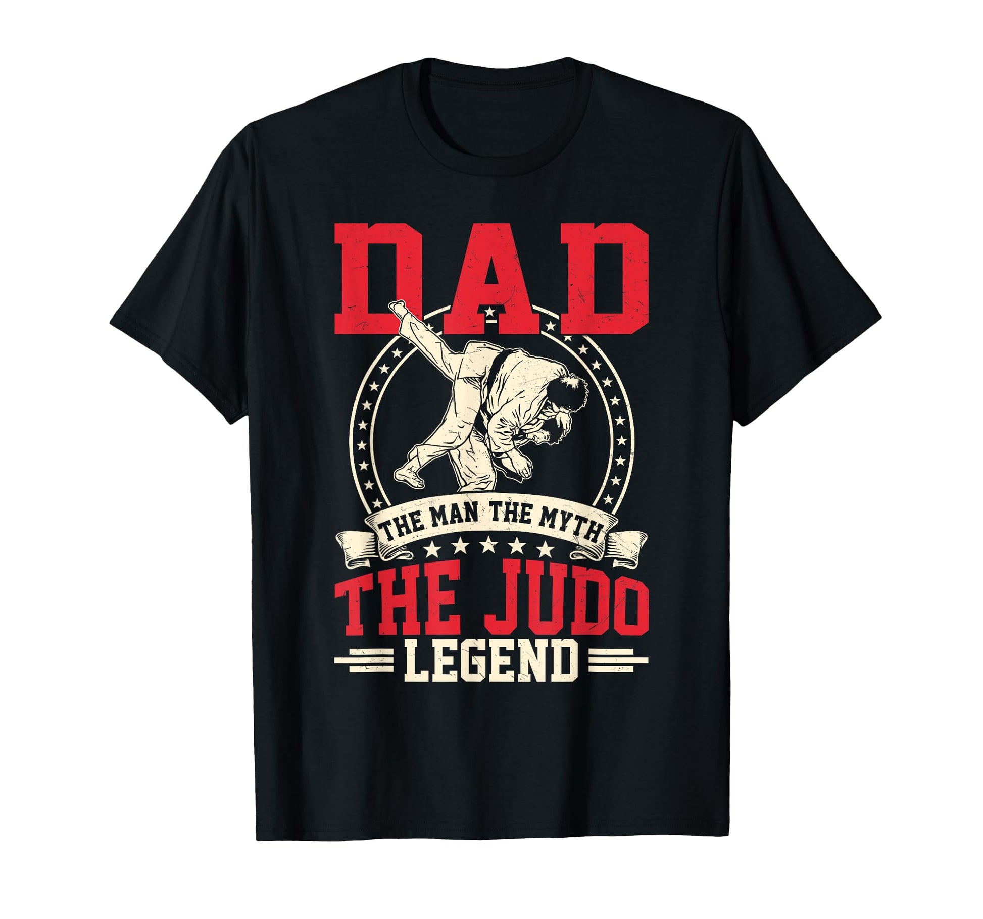 Dad Myth Judo Legend Karate Fan T-Shirt - Graphic Print Men Women - T-Shirt, Sweatshirt, Hoodie