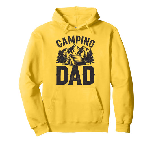 Camping Dad Who Love Hiking Outdoor Hoodie - Fun Novelty Design for Adults - T-Shirt, Sweatshirt, Hoodie