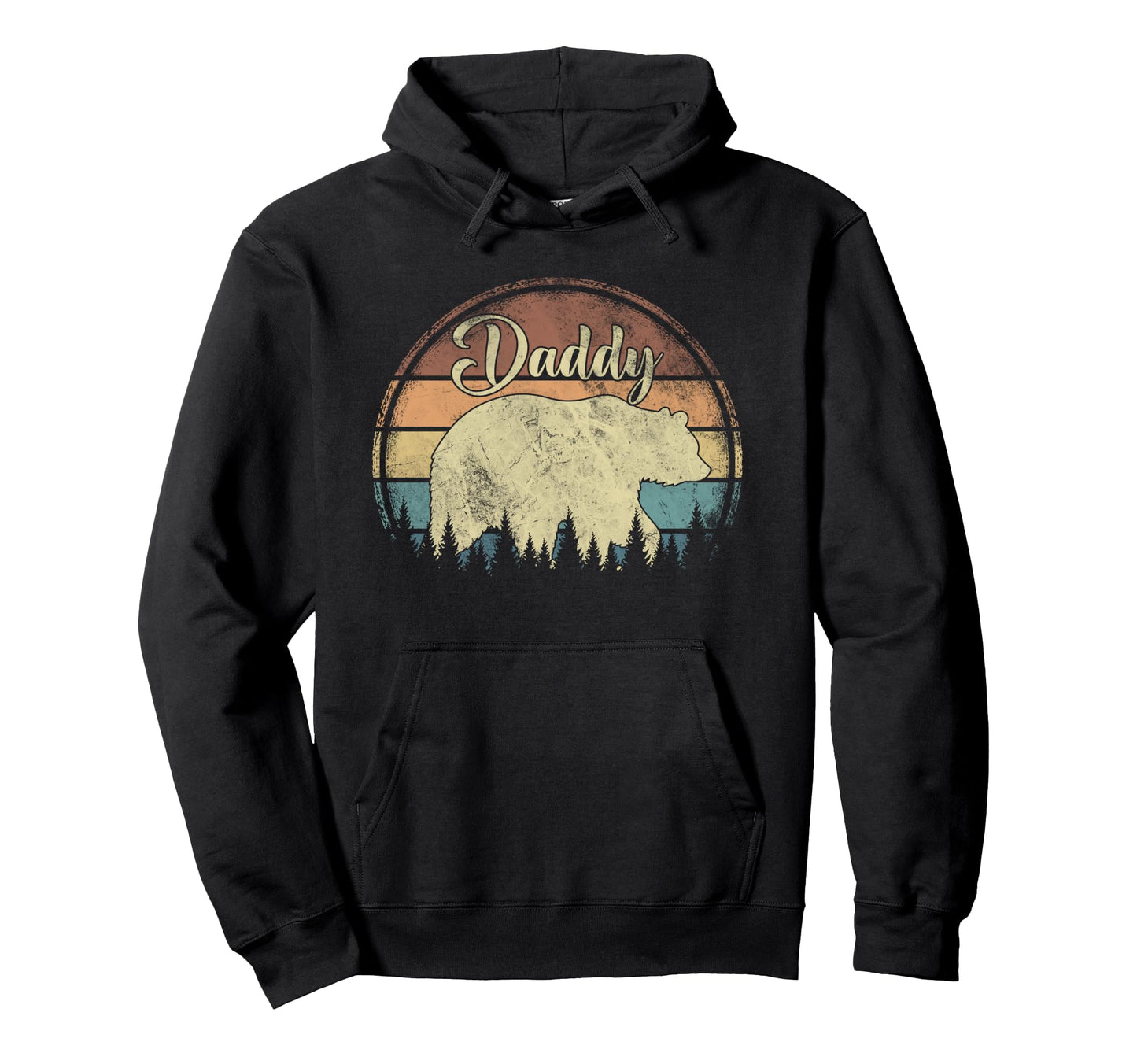 Daddy Bear Funny Camping Fathers Day Hoodie - Streetwear Style for Adults - T-Shirt, Sweatshirt, Hoodie