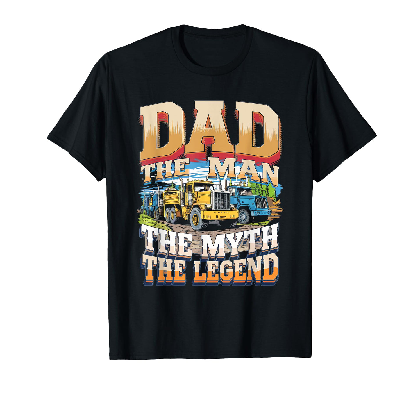 Construction Dad Myth Legend T-Shirt - Aesthetic Graphic for Adults - T-Shirt, Sweatshirt, Hoodie