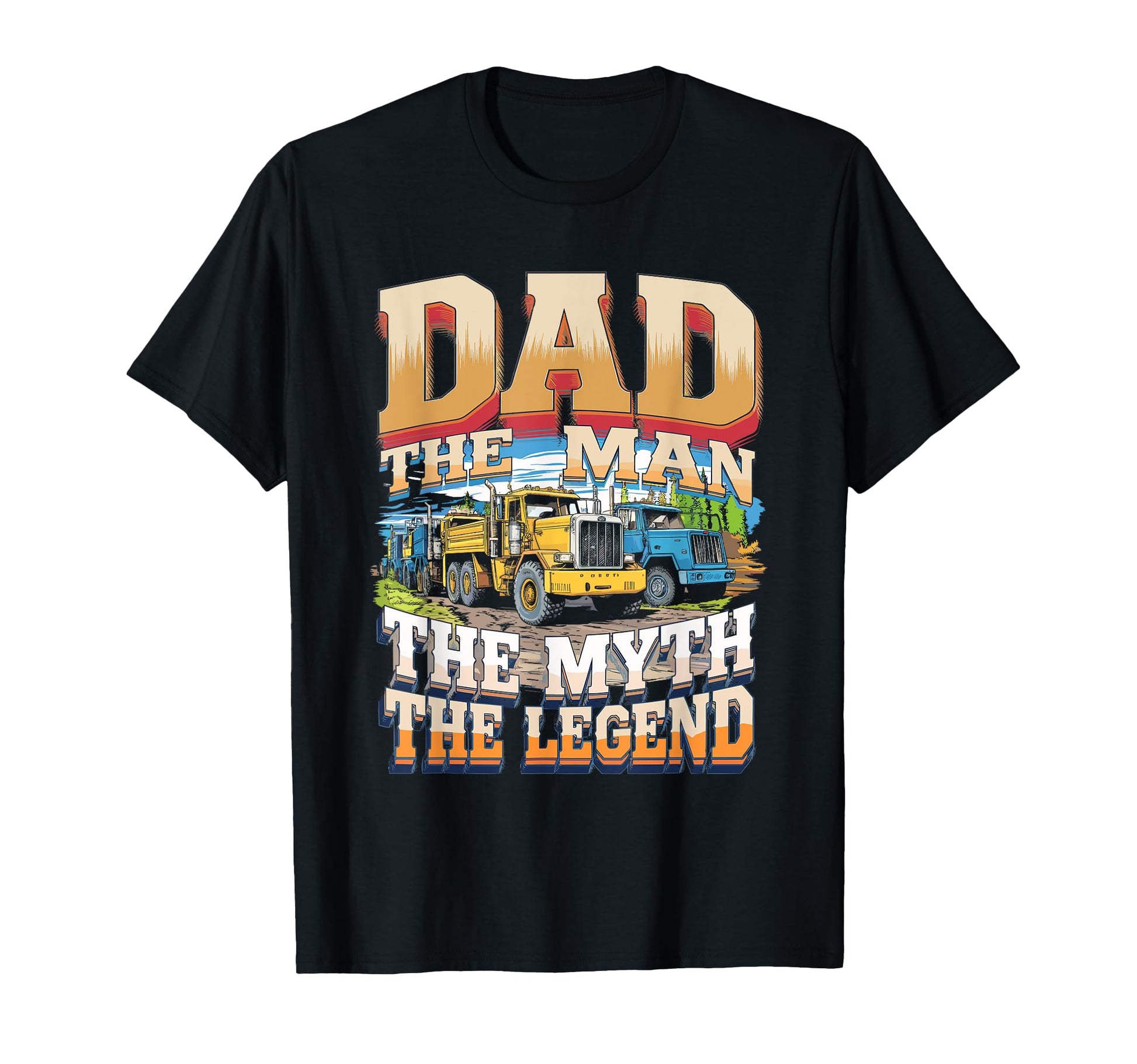 Construction Dad Myth Legend T-Shirt - Aesthetic Graphic for Adults - T-Shirt, Sweatshirt, Hoodie