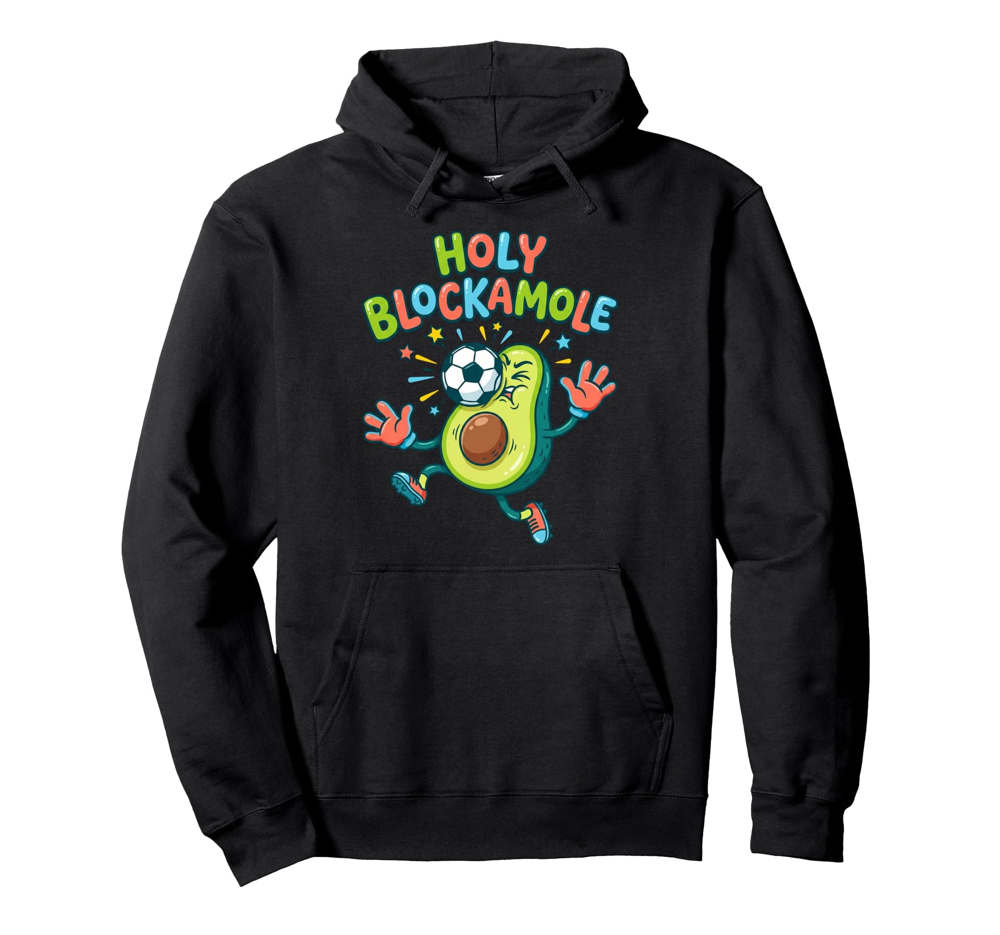 Holy Blockamole Soccer Blocker Funny Hoodie - Trendy Graphic for Adults - T-Shirt, Sweatshirt, Hoodie