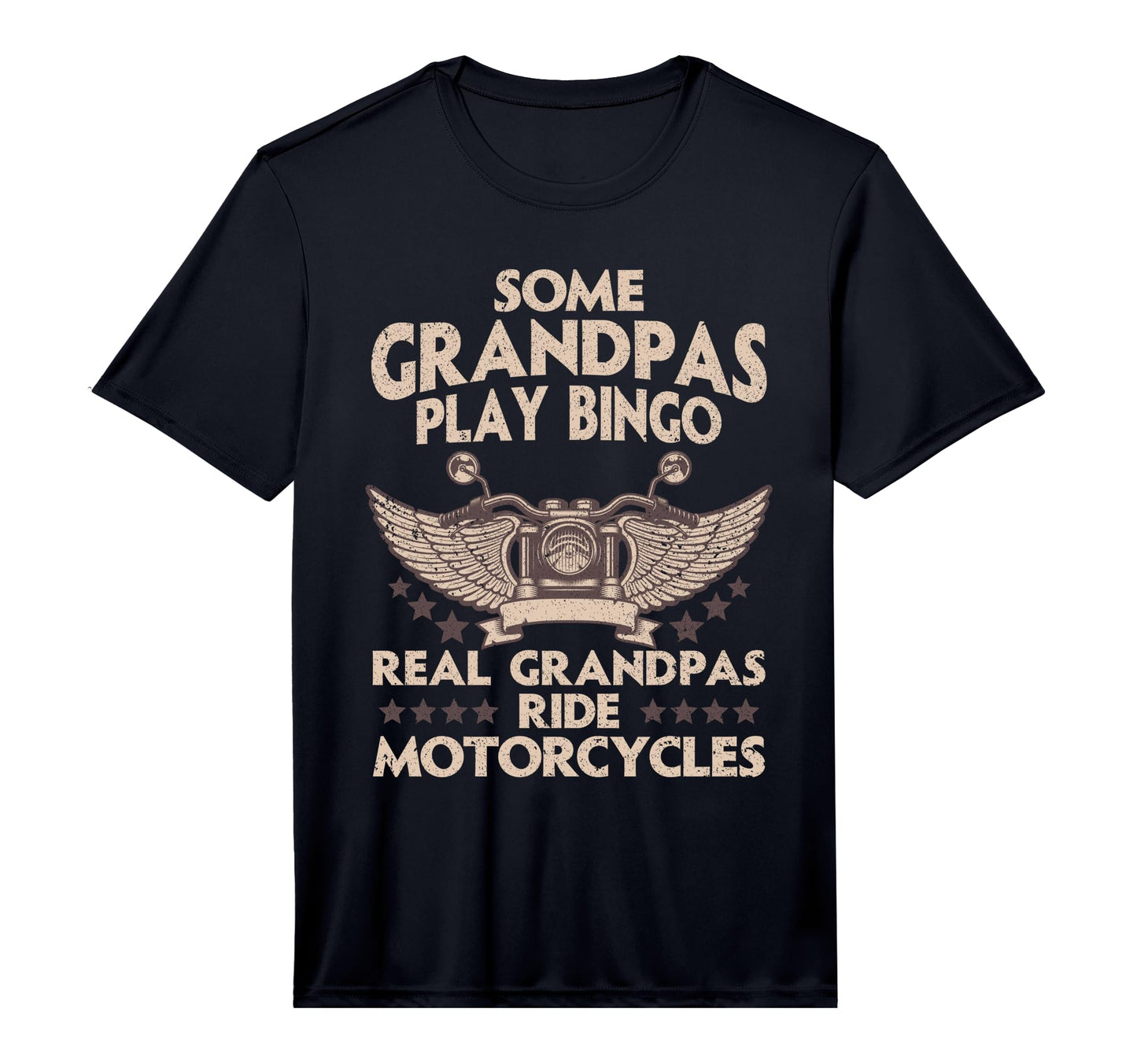 Funny Motorcycle Grandpa Biker T-Shirt - Custom Art Print Unisex - T-Shirt, Sweatshirt, Hoodie