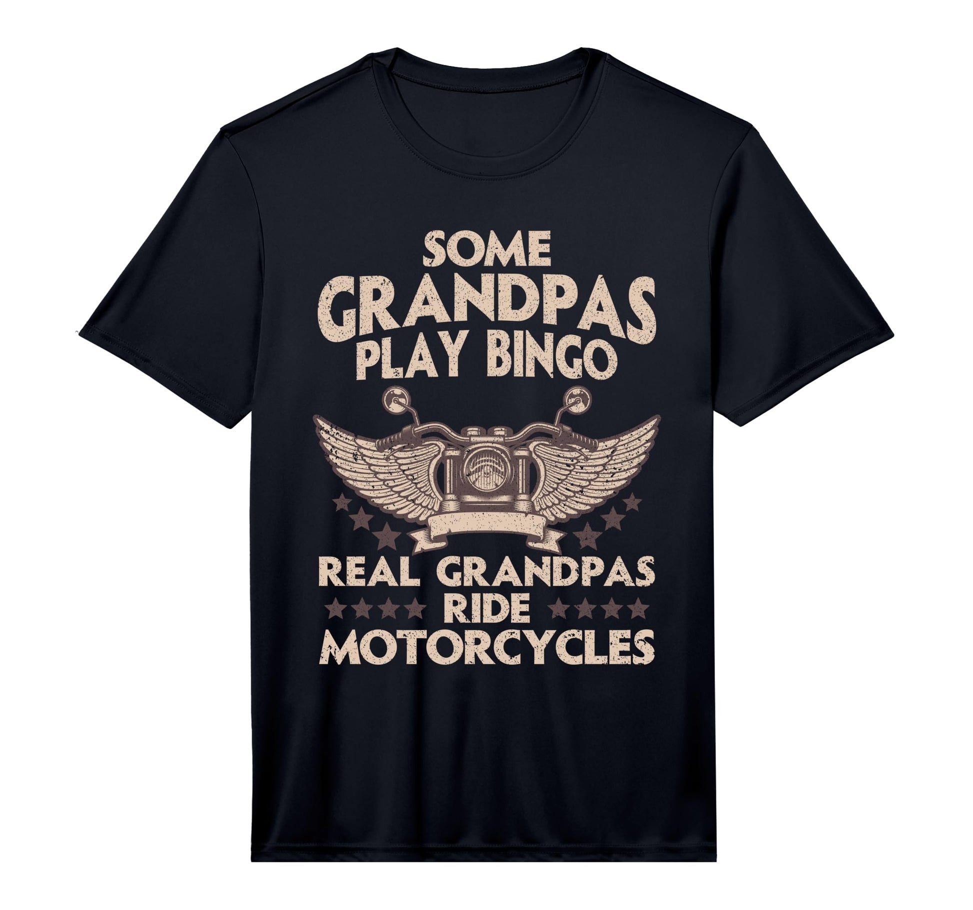 Funny Motorcycle Grandpa Biker T-Shirt - Custom Art Print Unisex - T-Shirt, Sweatshirt, Hoodie