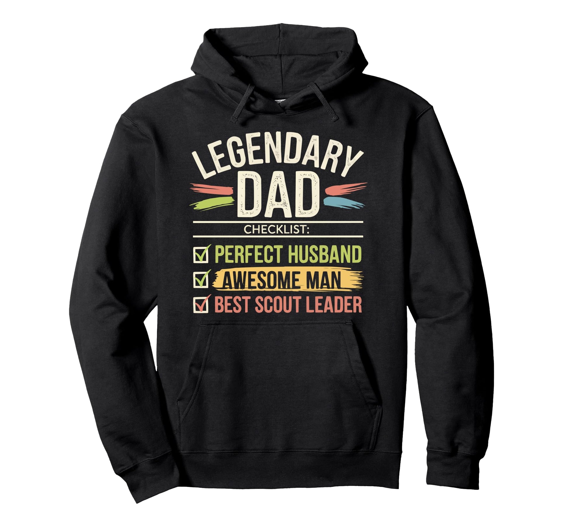 Scout Leader Dad Scouting Campfire Hoodie - Custom Art Print Unisex - T-Shirt, Sweatshirt, Hoodie