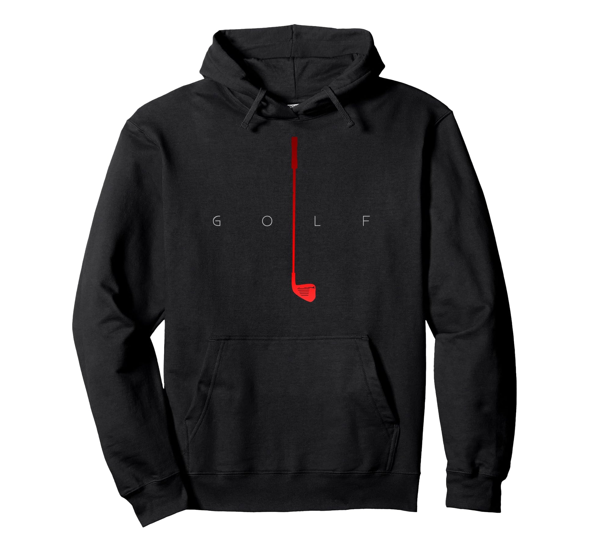 Minimalist Golf Club Ball Golfer Hoodie - Streetwear Style for Adults - T-Shirt, Sweatshirt, Hoodie