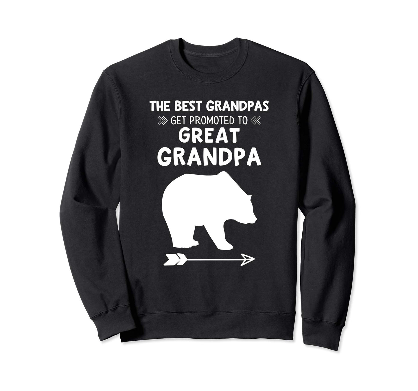 Best Grandpas Get Promoted To Great Sweatshirt - Minimalist Print Unisex - T-Shirt, Sweatshirt, Hoodie