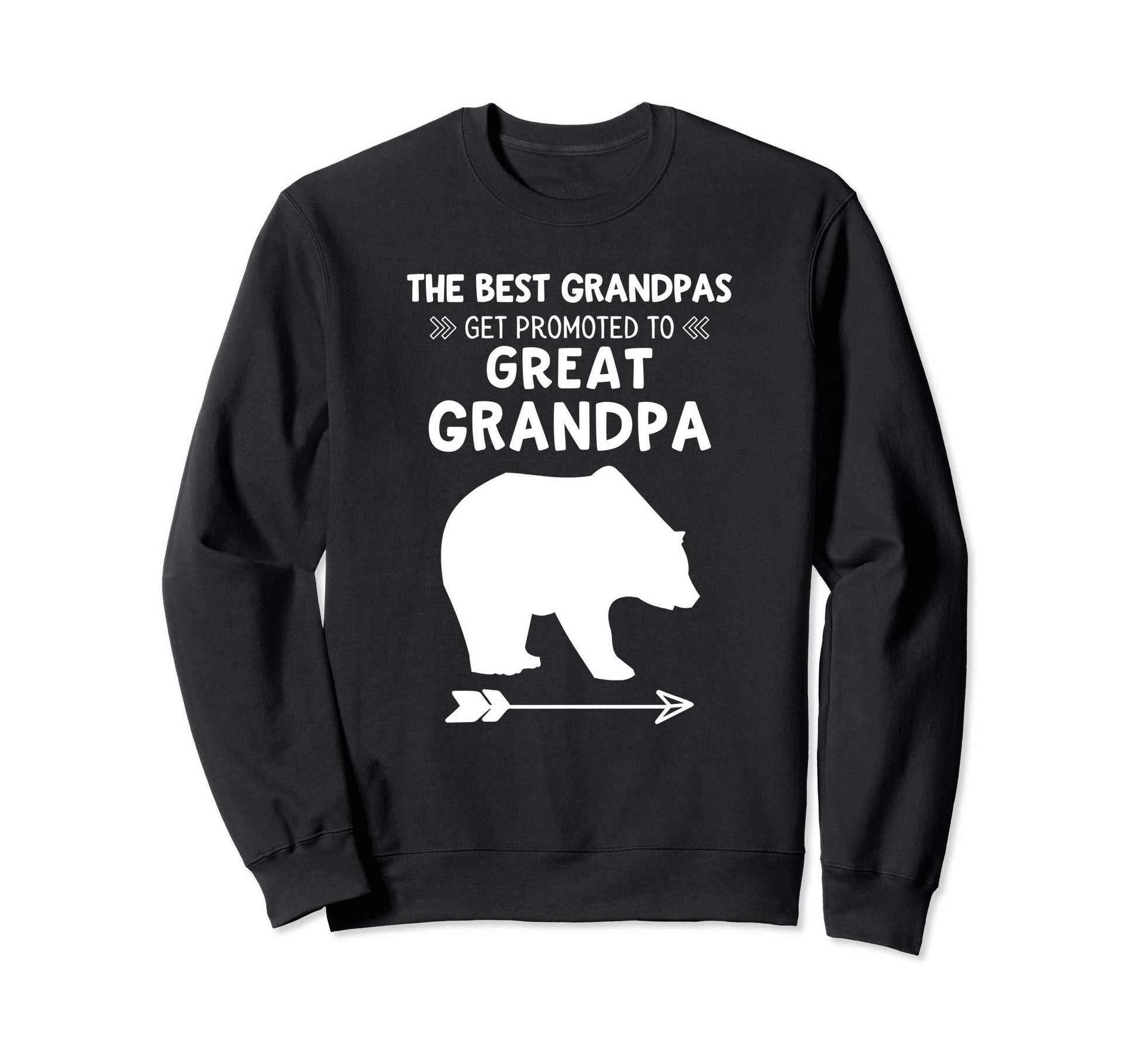 Best Grandpas Get Promoted To Great Sweatshirt - Minimalist Print Unisex - T-Shirt, Sweatshirt, Hoodie