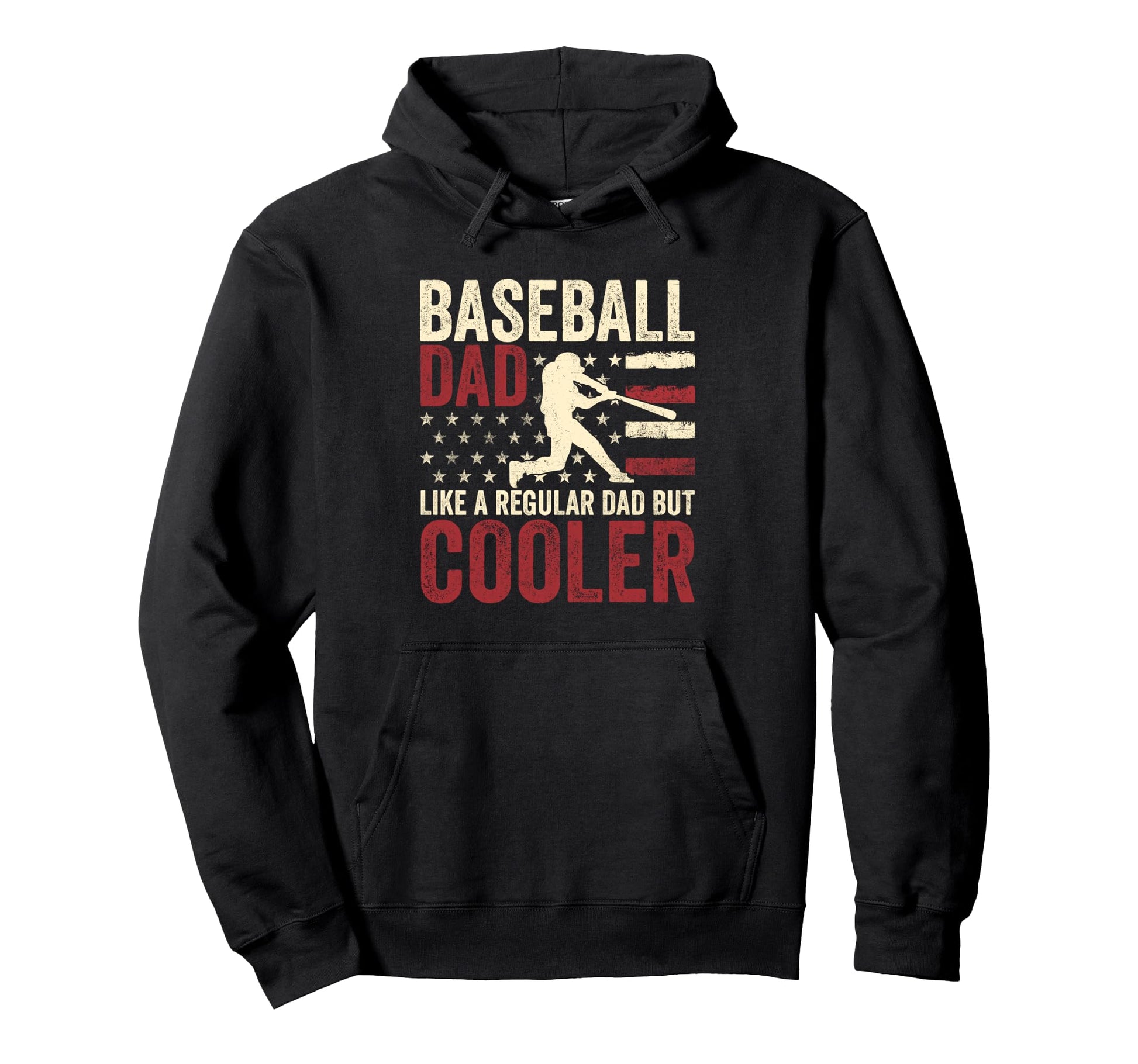 Baseball Dad Baseball Funny Fathers Day Hoodie - Streetwear Style Unisex - T-Shirt, Sweatshirt, Hoodie