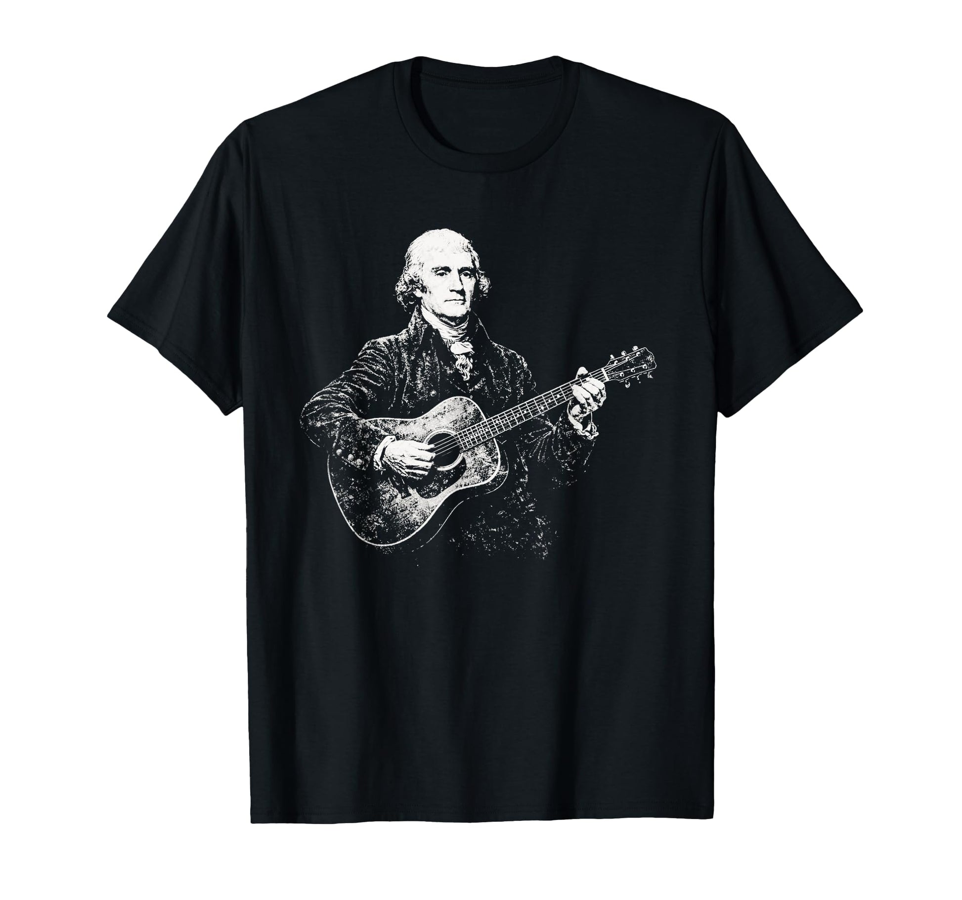 Patriotic 1776 Acoustic Guitar T-Shirt - Casual Everyday Wear for Adults - T-Shirt, Sweatshirt, Hoodie