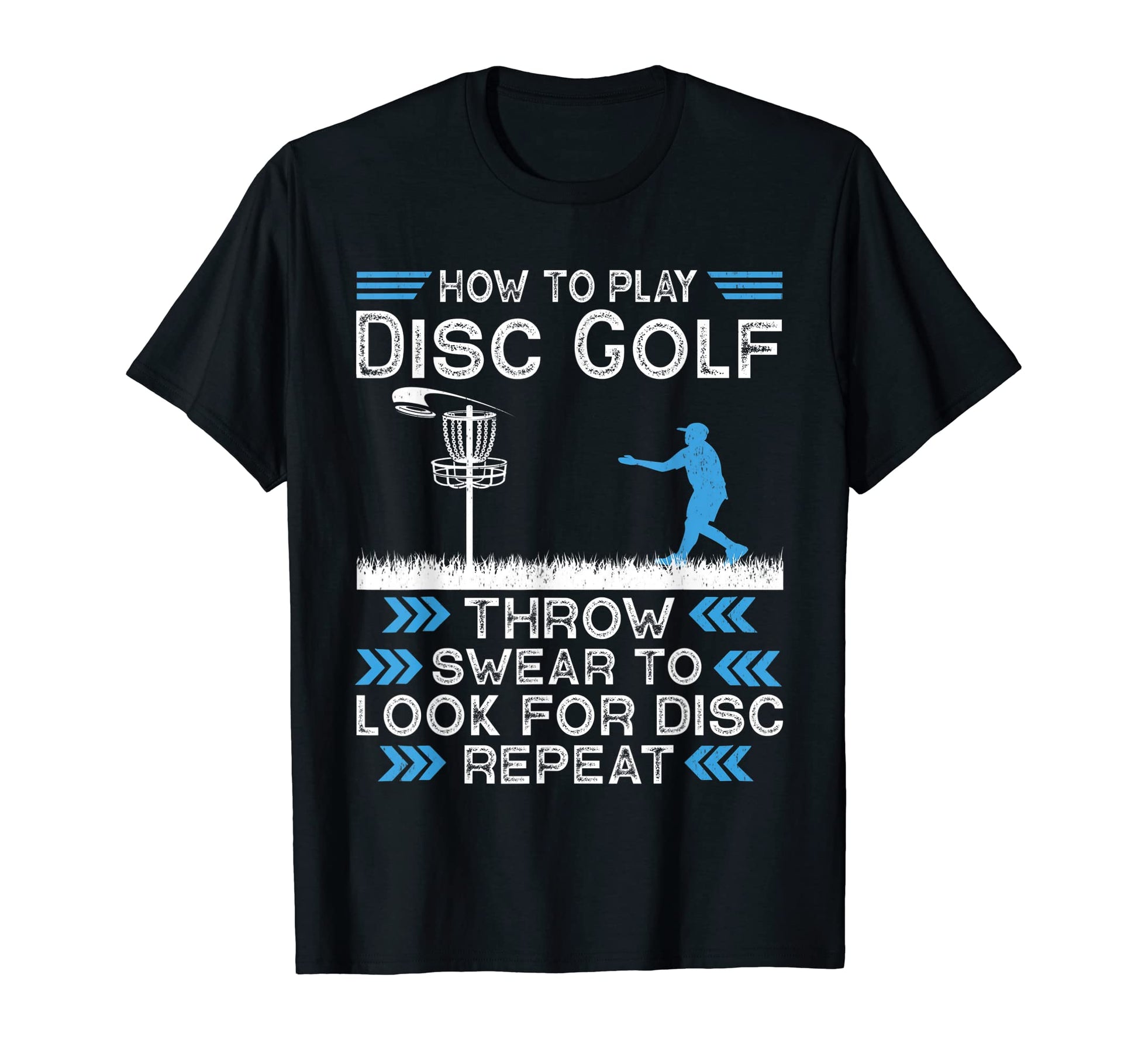 How To Play Disc Golf Funny Frisbee T-Shirt - Aesthetic Graphic Men Women - T-Shirt, Sweatshirt, Hoodie