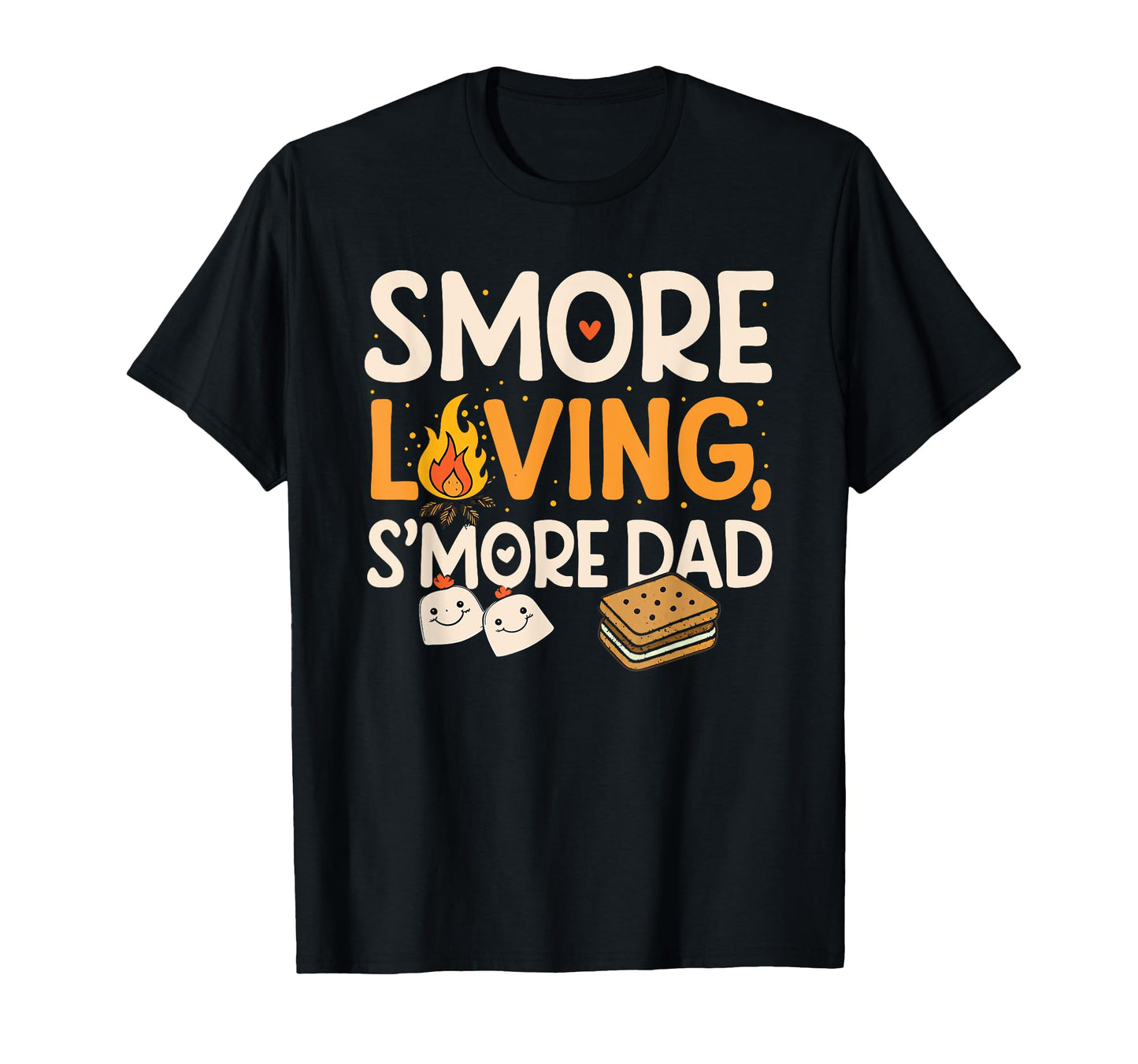 Smore Loving Fathers Day Outdoorsy Dad T-Shirt - Trendy Graphic for Adults - T-Shirt, Sweatshirt, Hoodie