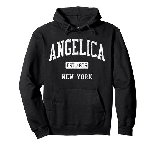 Angelica New York Ny Js04 Athletic Hoodie - Novelty Apparel Men Women - T-Shirt, Sweatshirt, Hoodie