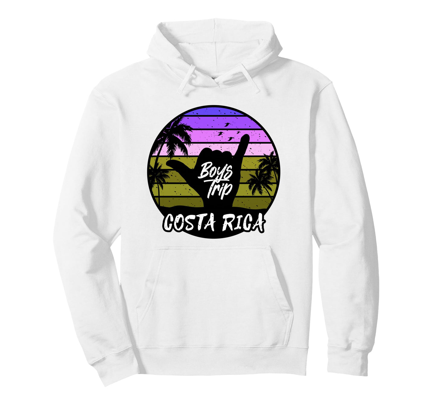 Costa Rica Guys Trip Matching Hoodie - Novelty Apparel Men Women - T-Shirt, Sweatshirt, Hoodie