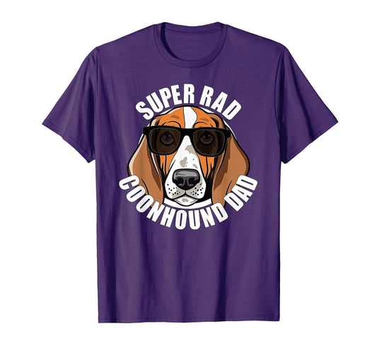 American English Coonhound Dad Funny T-Shirt - Novelty Apparel for Adults - T-Shirt, Sweatshirt, Hoodie