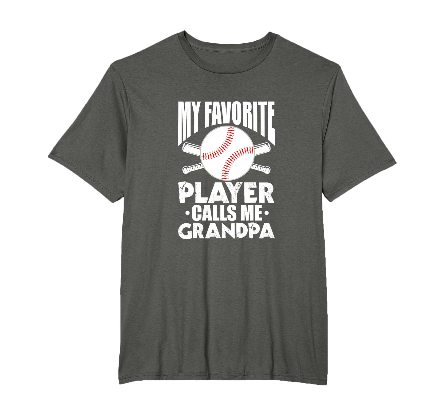 Baseball Grandpa My Favourite Player T-Shirt - Graphic Print for Adults - T-Shirt, Sweatshirt, Hoodie