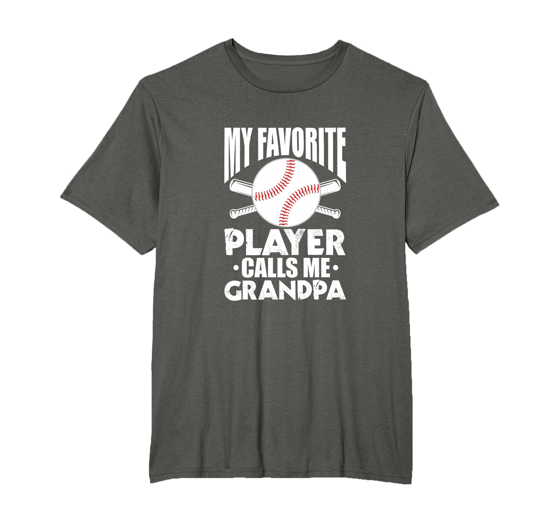 Baseball Grandpa My Favourite Player T-Shirt - Graphic Print for Adults - T-Shirt, Sweatshirt, Hoodie