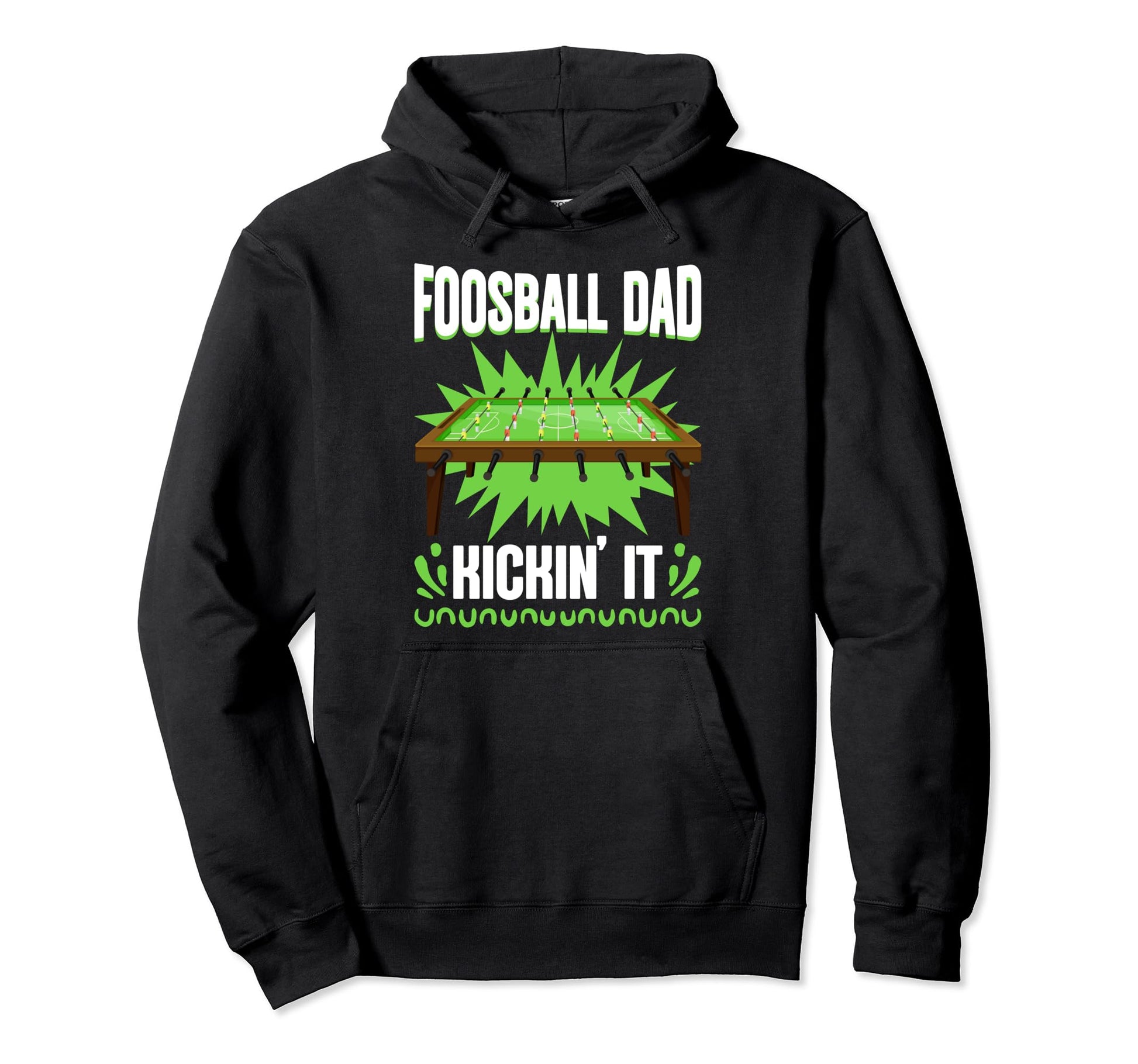 Foosball Dad Foosball Table Football Hoodie - Streetwear Style for Adults - T-Shirt, Sweatshirt, Hoodie