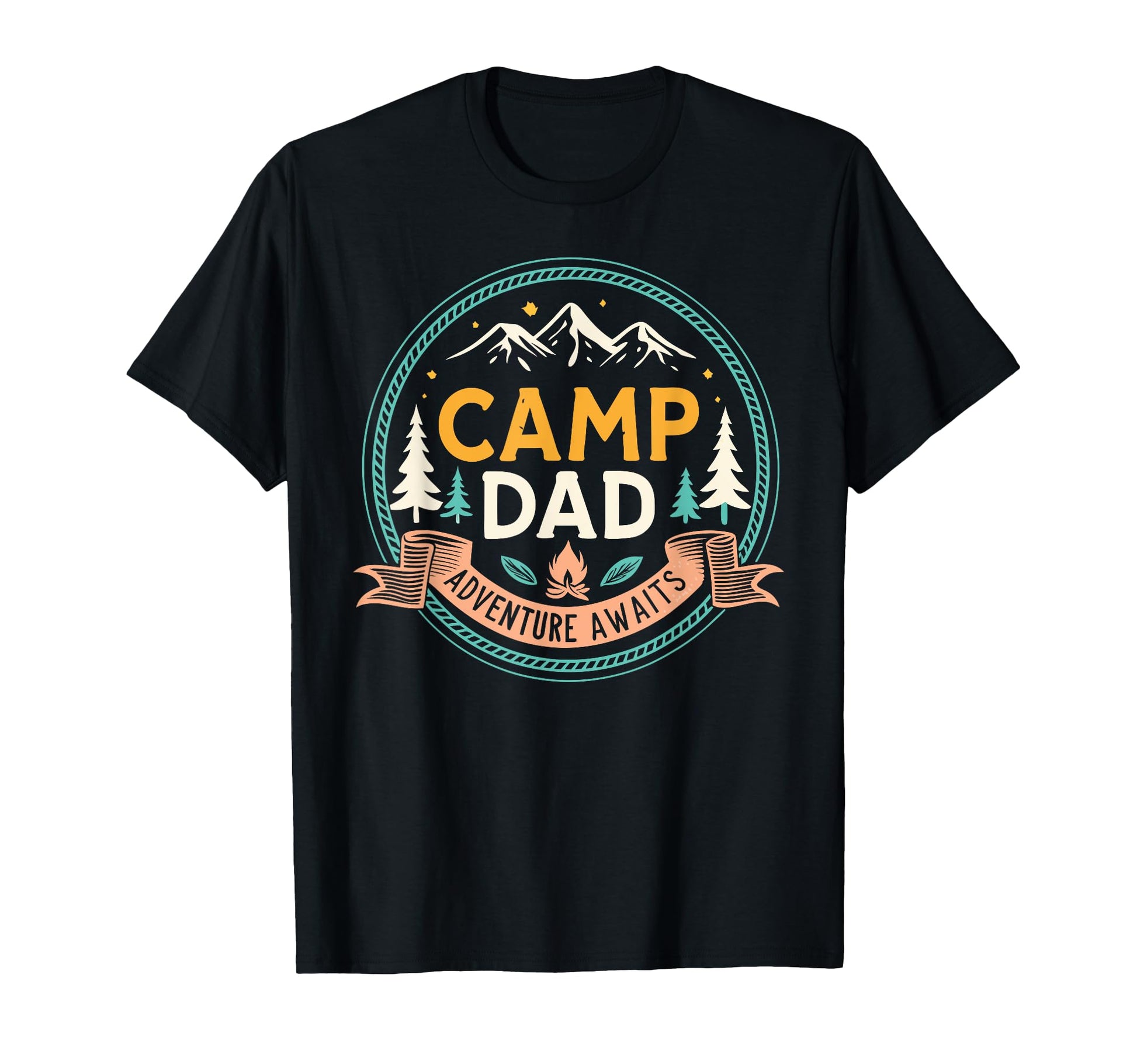Fathers Day Camping Camp Dad T-Shirt - Novelty Apparel for Adults - T-Shirt, Sweatshirt, Hoodie