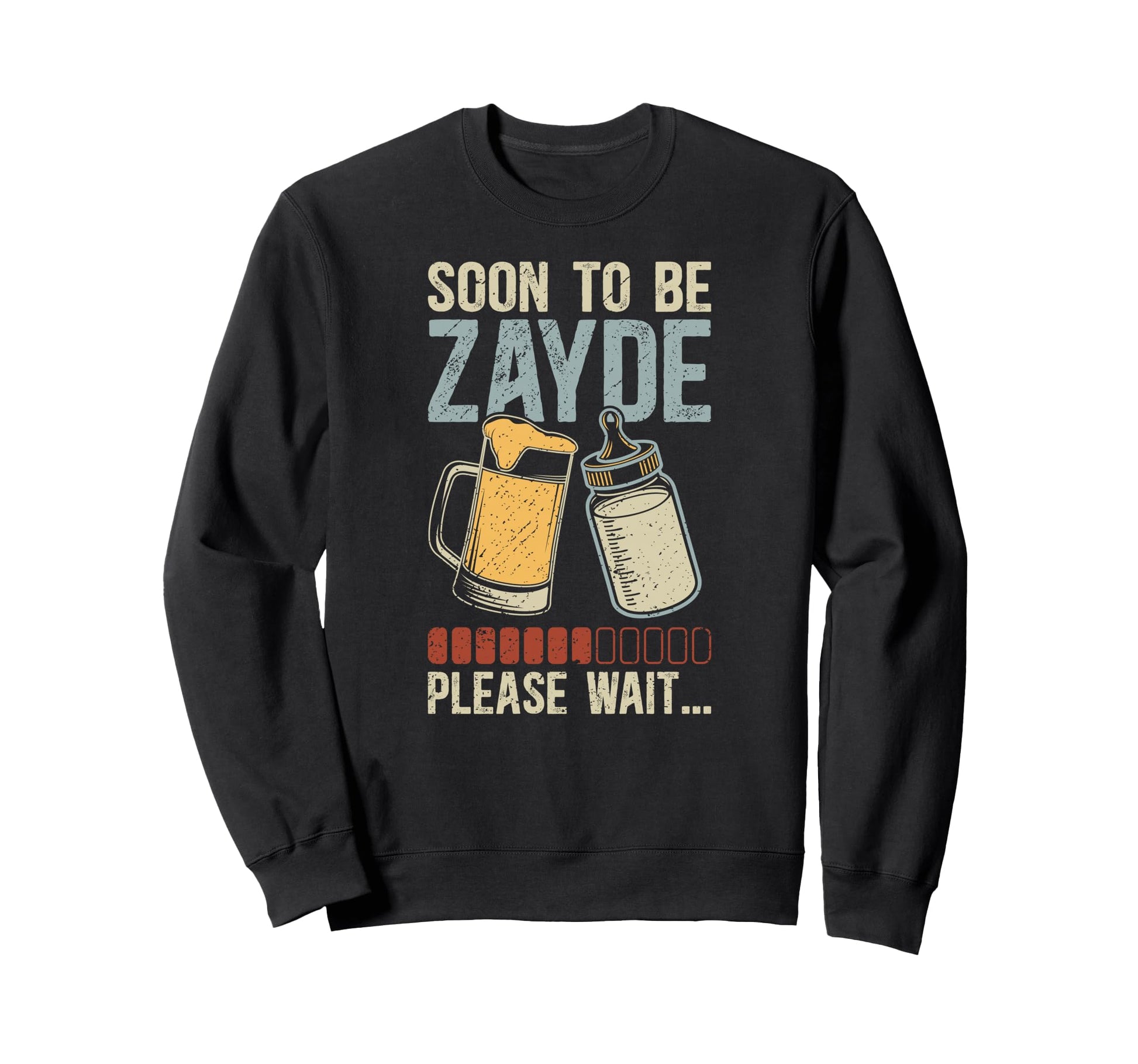 Soon To Be Zayde Promoted To Zayde Sweatshirt - Minimalist Print Men Women - T-Shirt, Sweatshirt, Hoodie