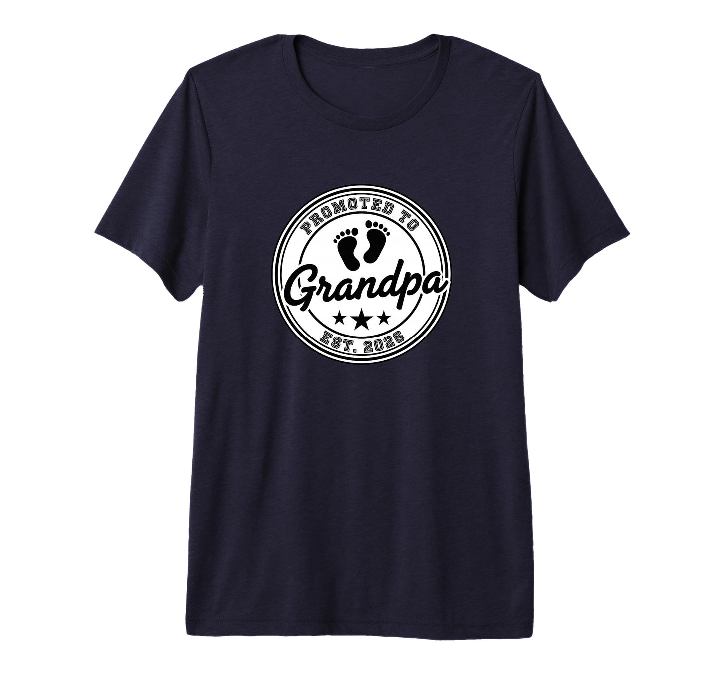 Promoted To Grandpa Est 2026 Grandpa T-Shirt - Trendy Graphic for Adults - T-Shirt, Sweatshirt, Hoodie