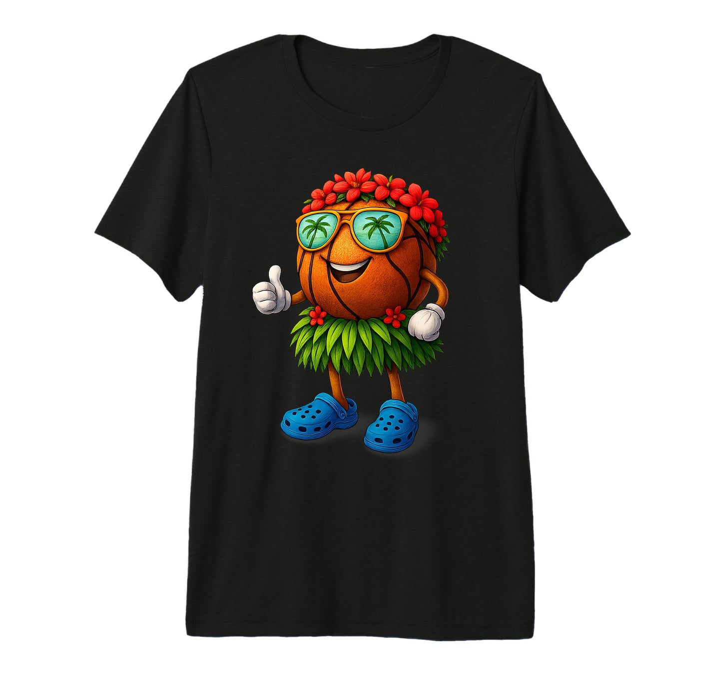 Funny Hawaii Basketball Hawaiian T-Shirt - Aesthetic Graphic Unisex - T-Shirt, Sweatshirt, Hoodie