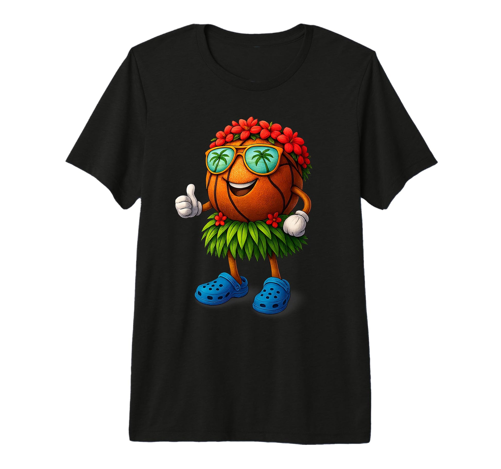 Funny Hawaii Basketball Hawaiian T-Shirt - Aesthetic Graphic Unisex - T-Shirt, Sweatshirt, Hoodie