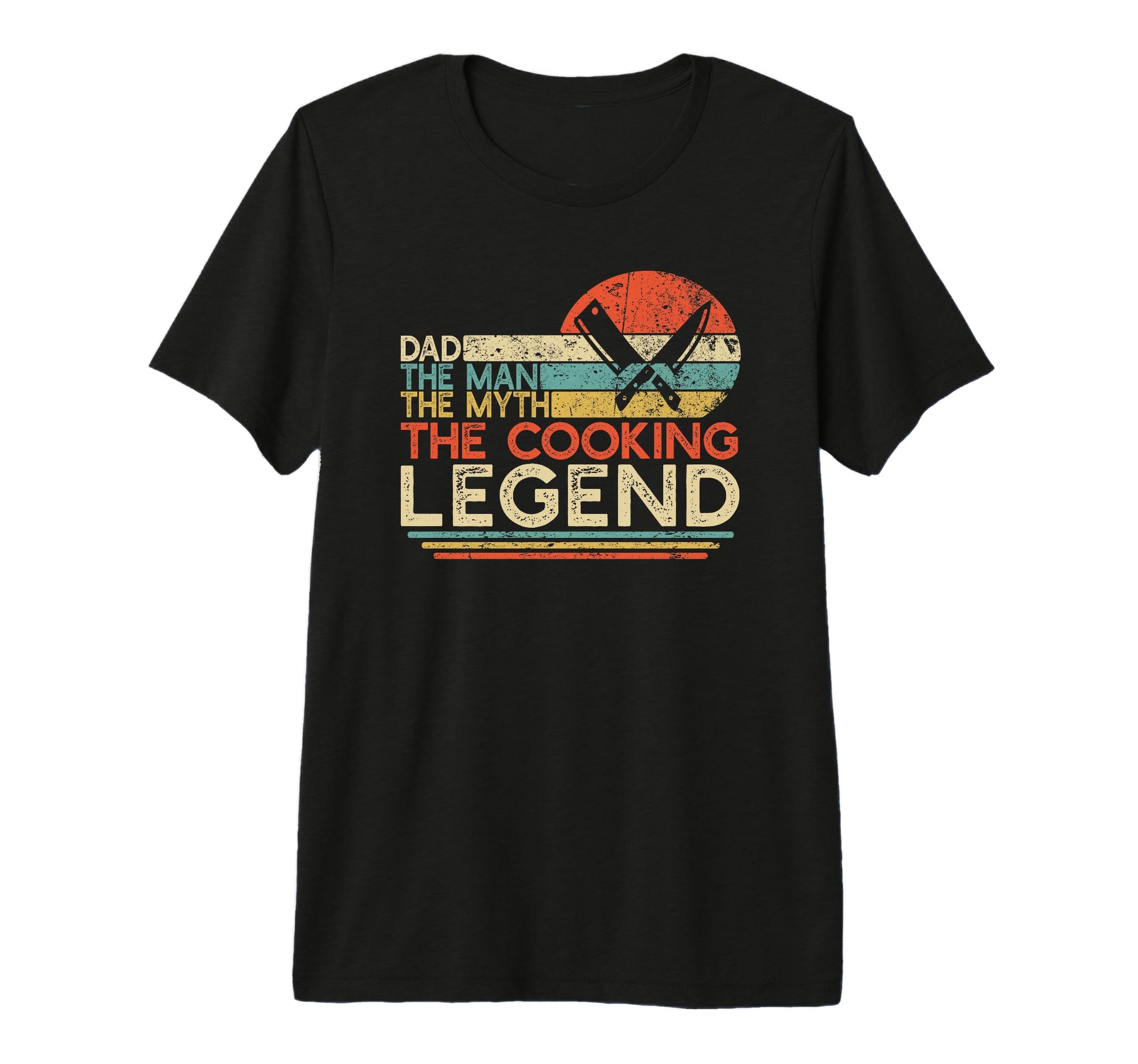 Cooking Dad Myth Legend Chef Gift T-Shirt - Custom Art Print for Adults - T-Shirt, Sweatshirt, Hoodie