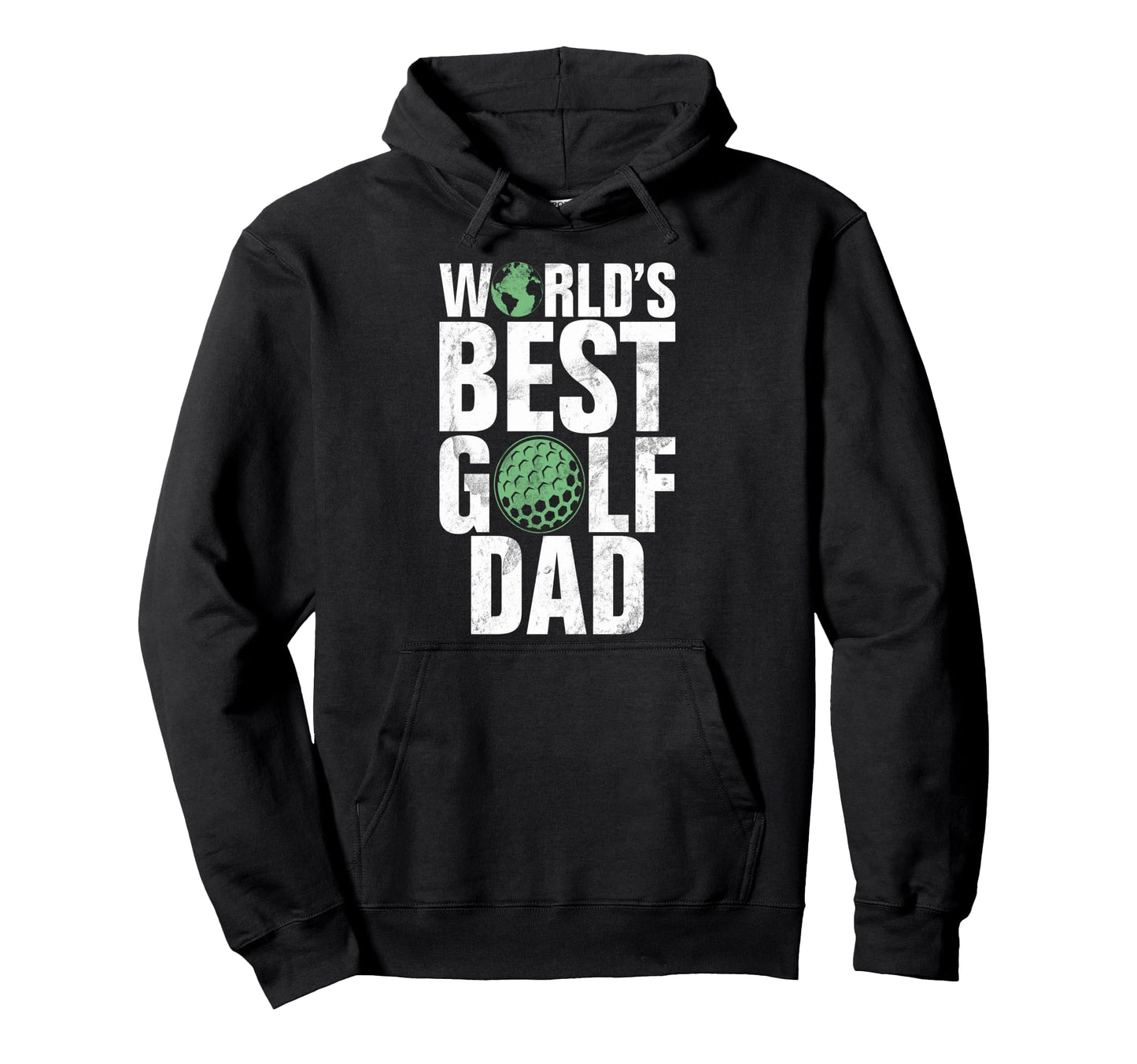 Worlds Best Golf Dad Hoodie - Fun Novelty Design Unisex - T-Shirt, Sweatshirt, Hoodie