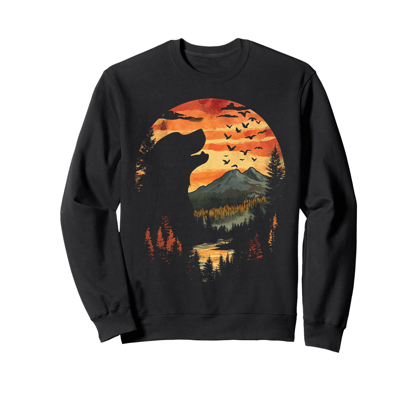 Labrador Retriever Dog Lover Pop Art Sweatshirt - Graphic Print for Adults - T-Shirt, Sweatshirt, Hoodie