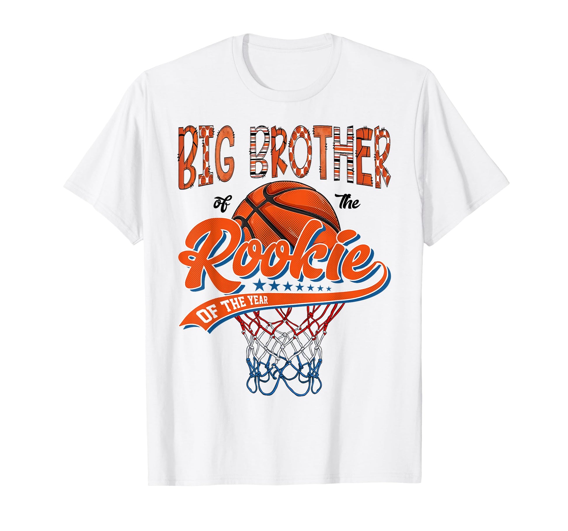 Big Brother Rookie 1St Basketball T-Shirt - Minimalist Print Men Women - T-Shirt, Sweatshirt, Hoodie