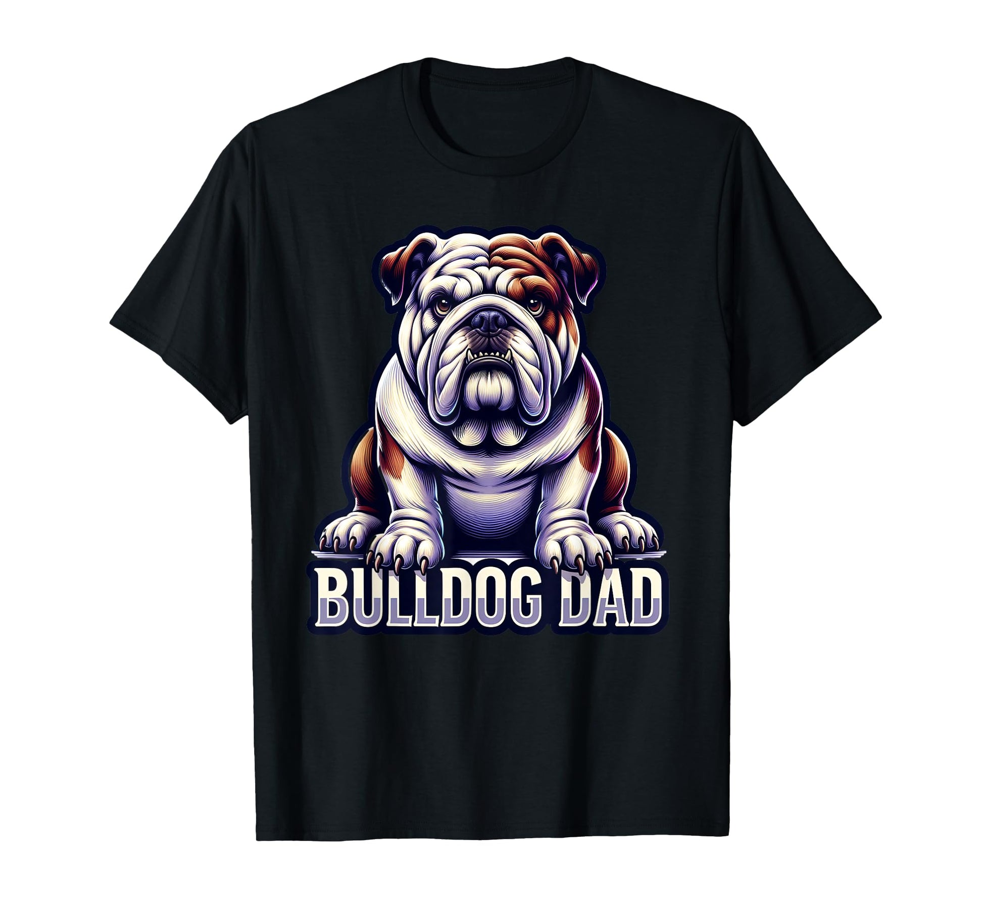 English Bulldog Dad Dog Lover Product T-Shirt - Casual Everyday Wear Unisex - T-Shirt, Sweatshirt, Hoodie
