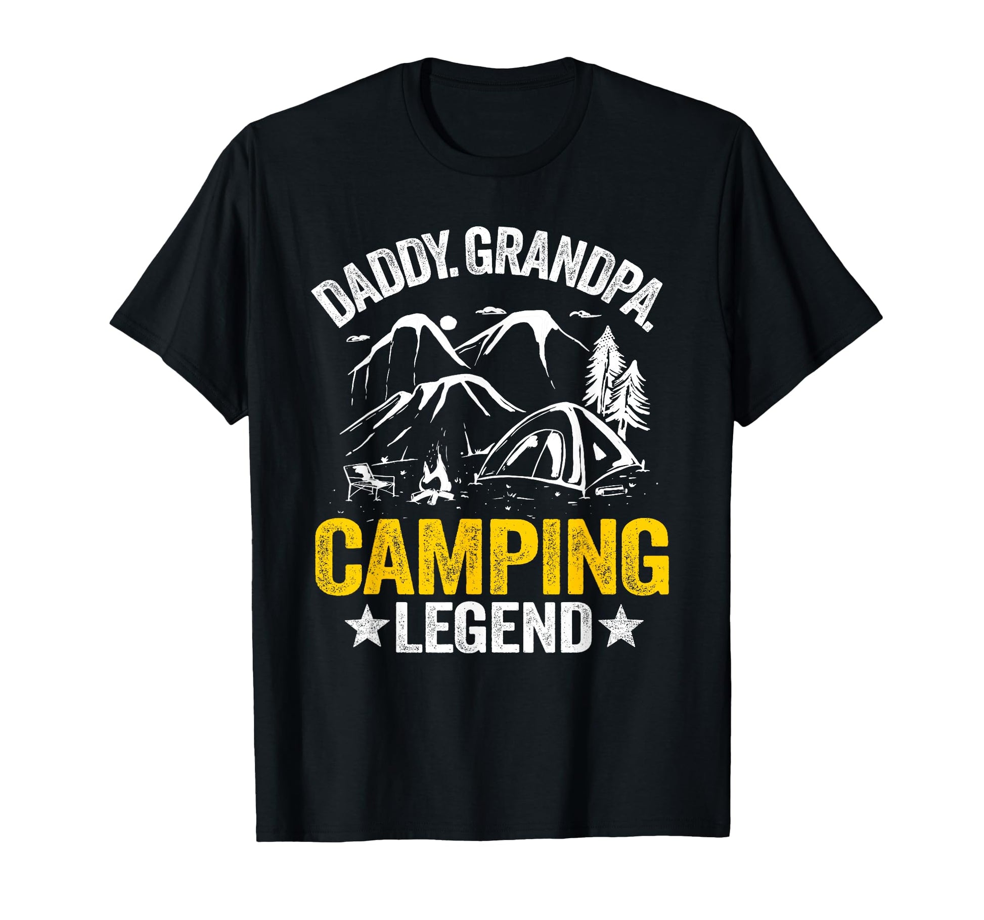Daddy Grandpa Camping Legend Outdoor T-Shirt - Novelty Apparel Men Women - T-Shirt, Sweatshirt, Hoodie