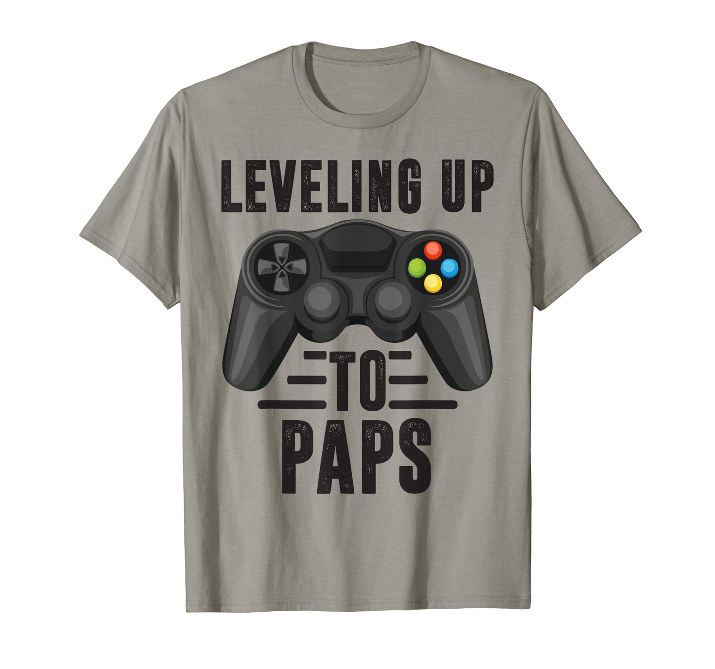 Leveling Up To Paps Promoted To T-Shirt - Custom Art Print for Adults - T-Shirt, Sweatshirt, Hoodie