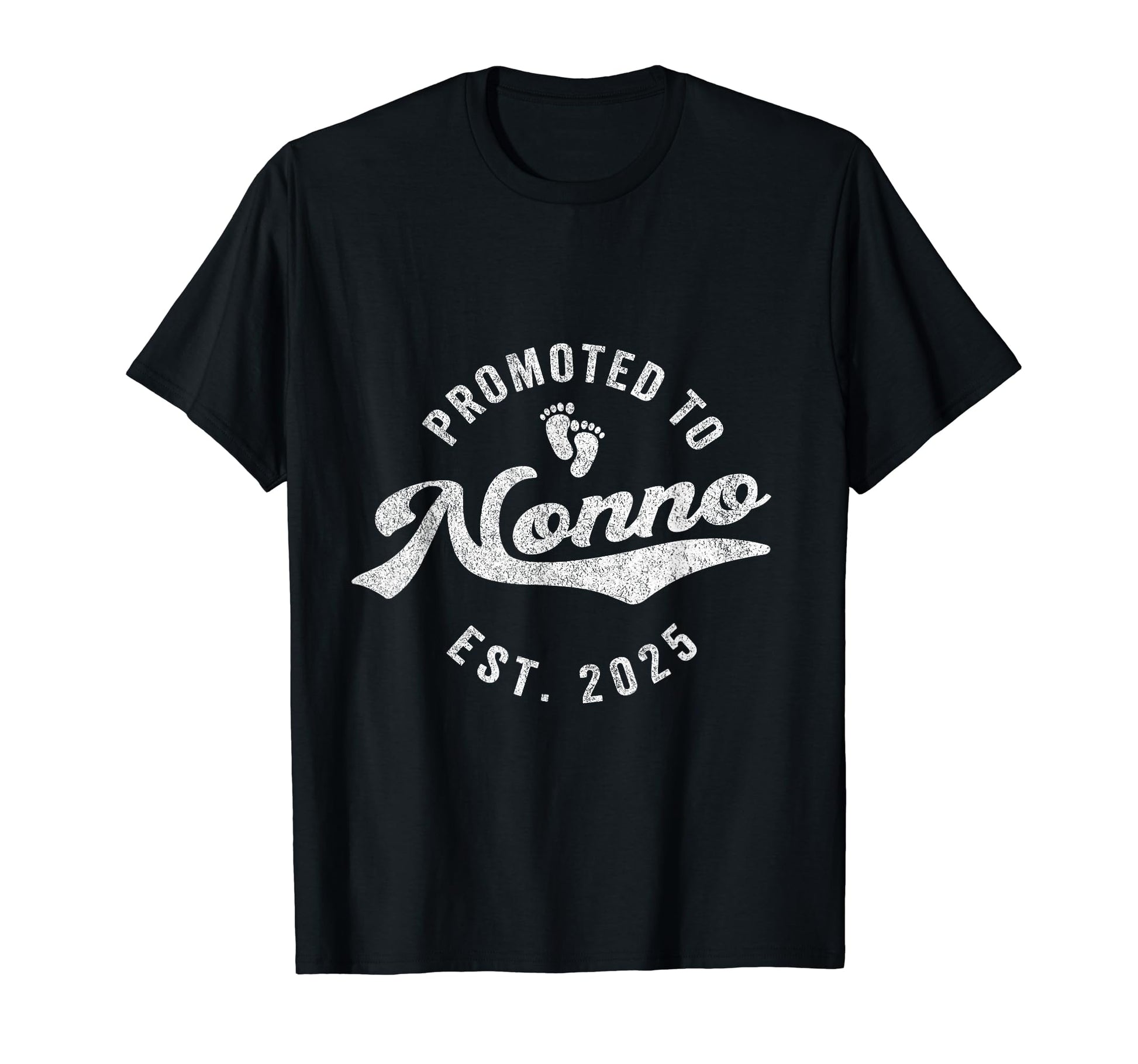 Promoted To Nnno Est 2025 Italian T-Shirt - Minimalist Print for Adults - T-Shirt, Sweatshirt, Hoodie
