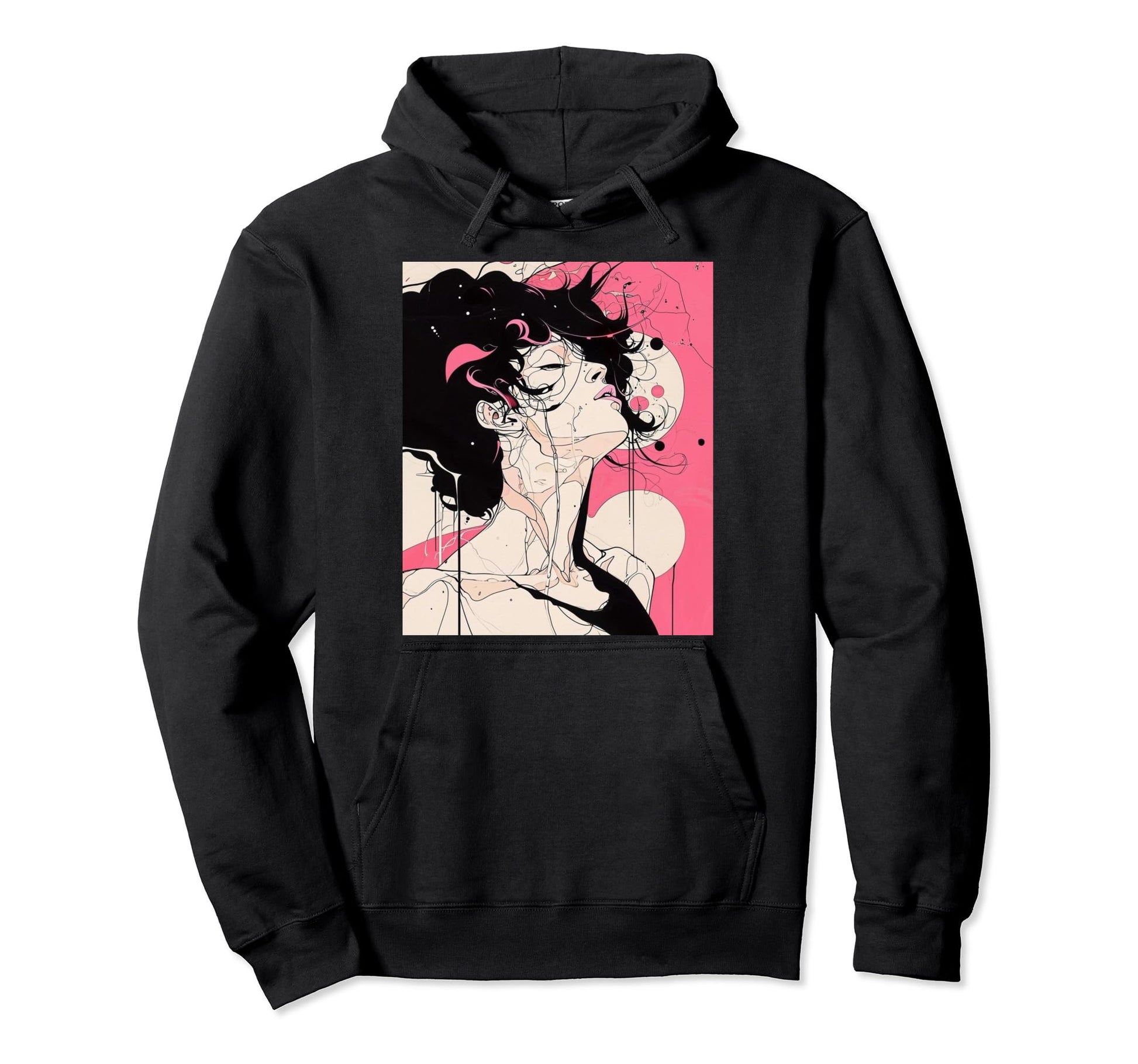 Splatter Paint Art Nouveau Pop Art Hoodie - Unique Graphic Men Women - T-Shirt, Sweatshirt, Hoodie