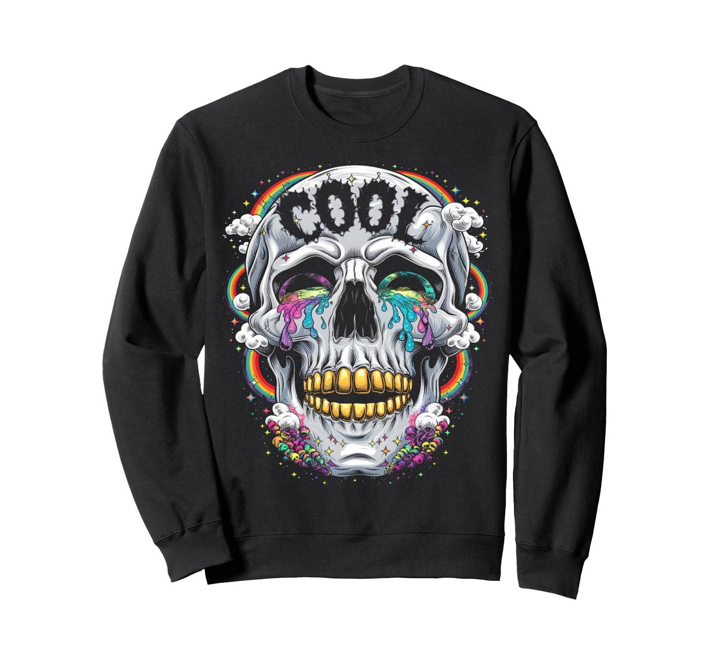 Gothic Mens Womens Tops Skeleton Meme Sweatshirt - Streetwear Style Unisex - T-Shirt, Sweatshirt, Hoodie