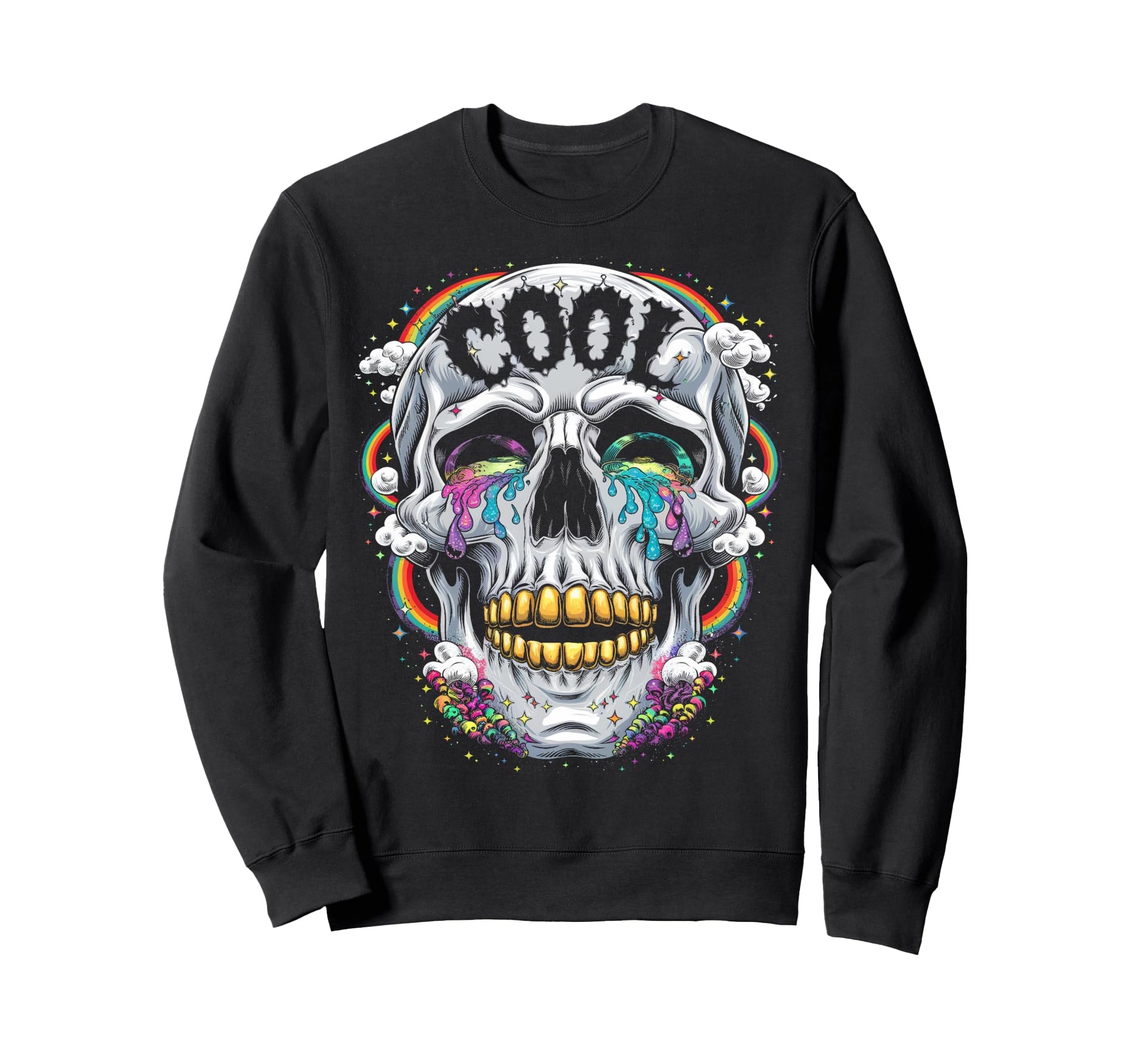 Gothic Mens Womens Tops Skeleton Meme Sweatshirt - Streetwear Style Unisex - T-Shirt, Sweatshirt, Hoodie