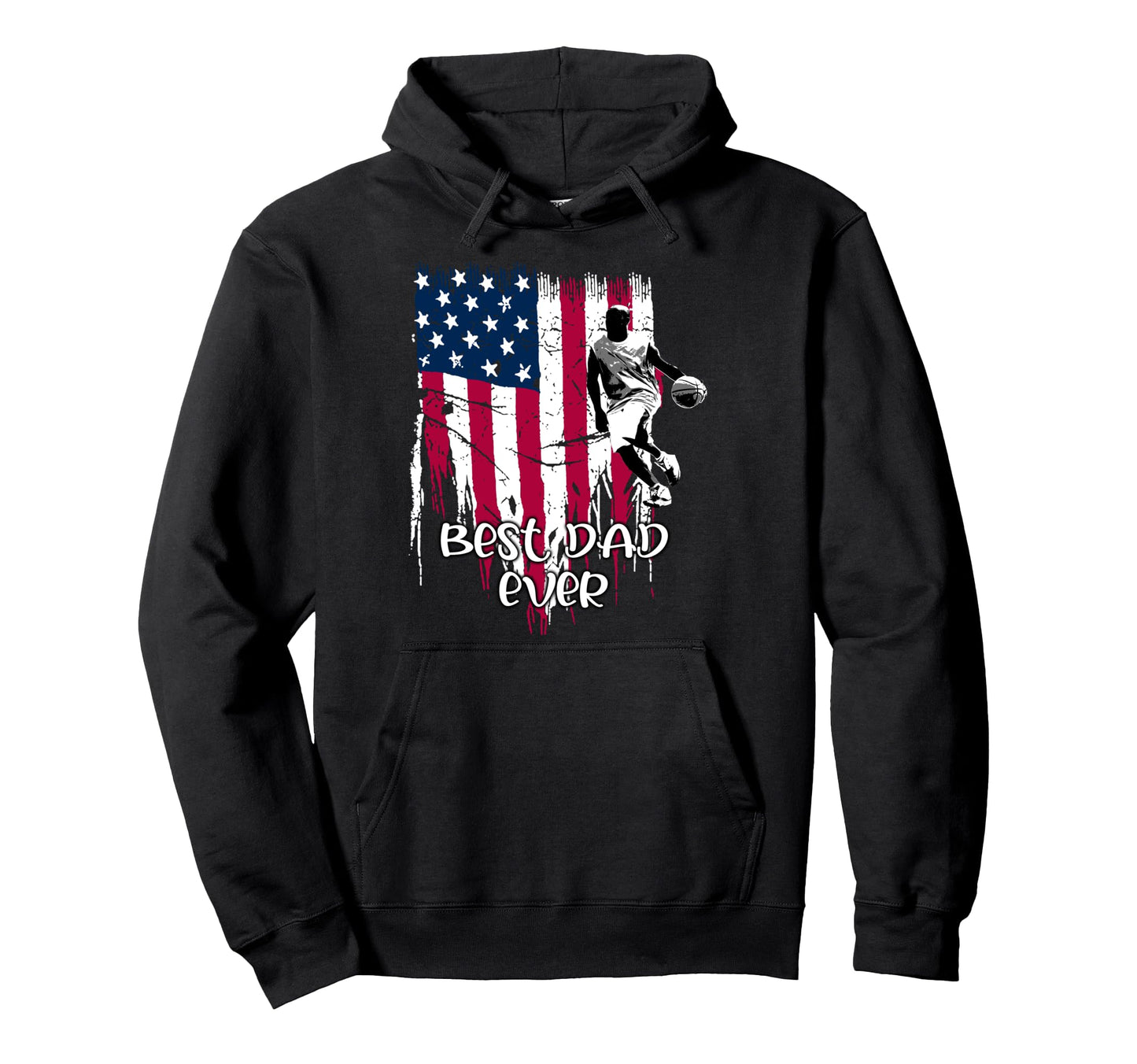 Basketball Father Basketball Dad Hoodie - Novelty Apparel Men Women - T-Shirt, Sweatshirt, Hoodie