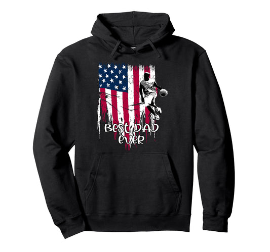 Basketball Father Basketball Dad Hoodie - Novelty Apparel Men Women - T-Shirt, Sweatshirt, Hoodie