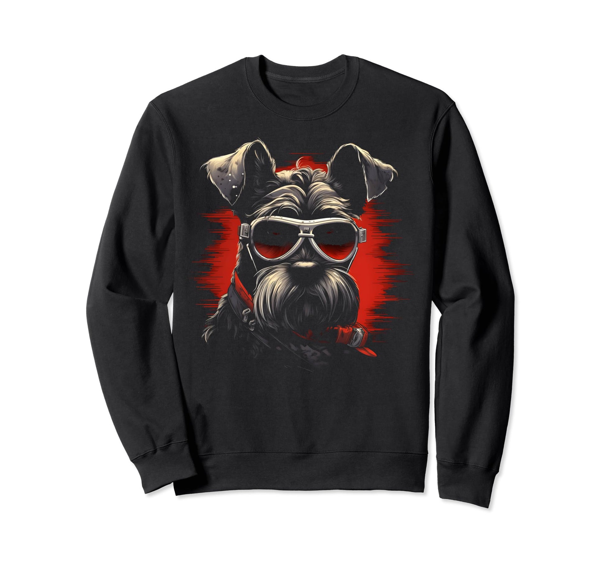 Motorcycle Dad Biker Dog Funny Sweatshirt - Custom Art Print Men Women - T-Shirt, Sweatshirt, Hoodie