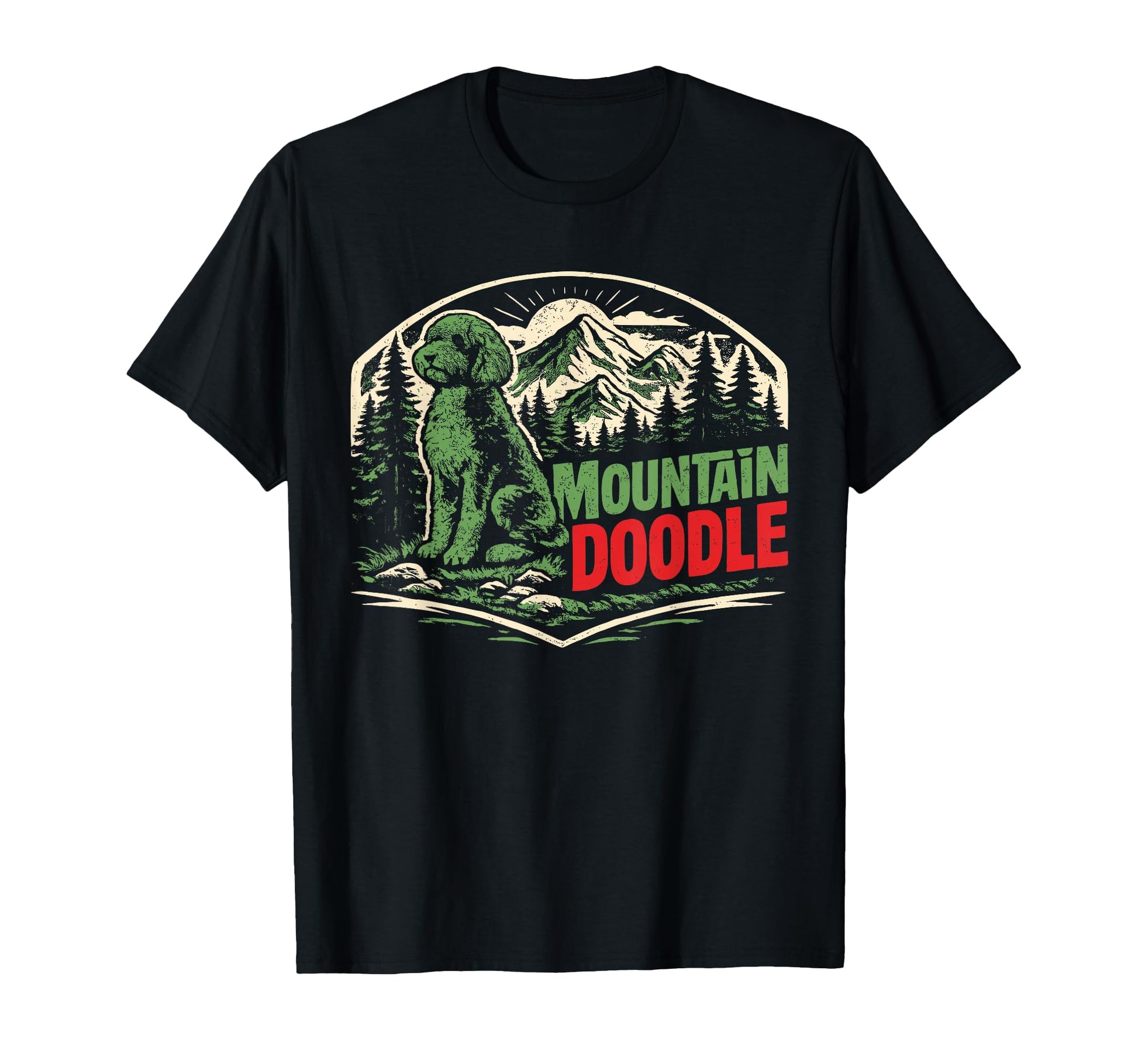 Mountain Doodle Dog Lovers Outdoor T-Shirt - Fun Novelty Design Men Women - T-Shirt, Sweatshirt, Hoodie